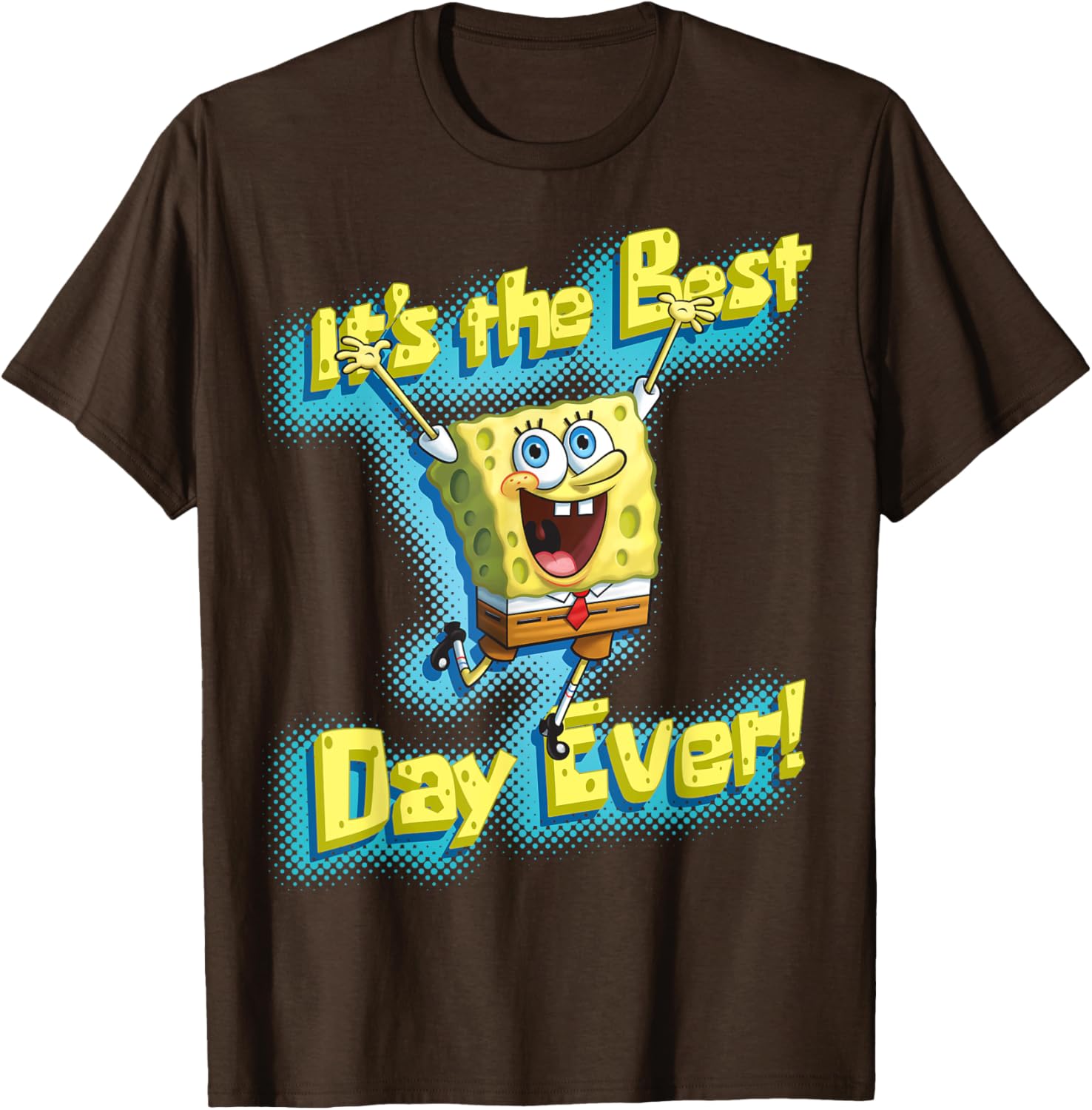 Mademark SpongeBob SquarePants Best Day Ever T-Shirt for Fun Fans - 2