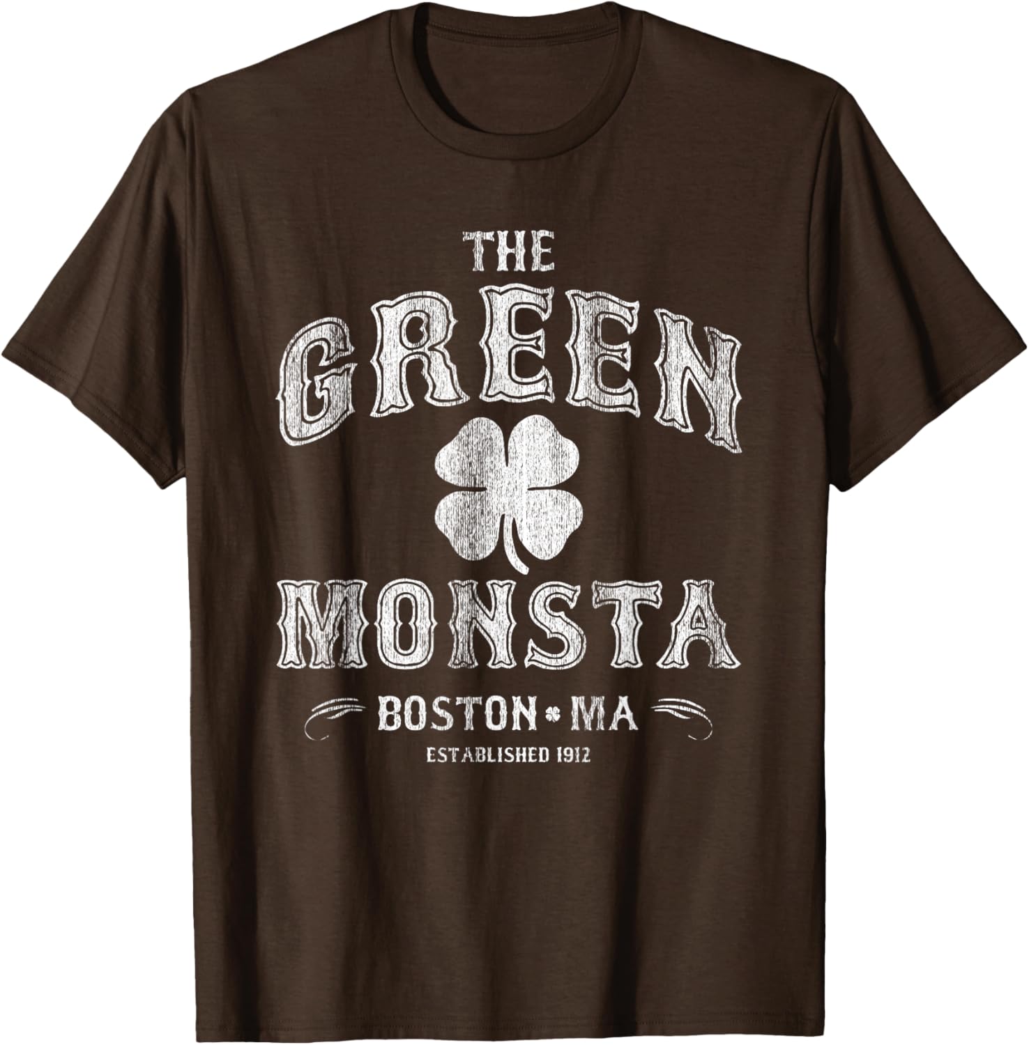 The Green Monsta Boston T-Shirt Perfect for Game Day or St. Patrick's Day - 4