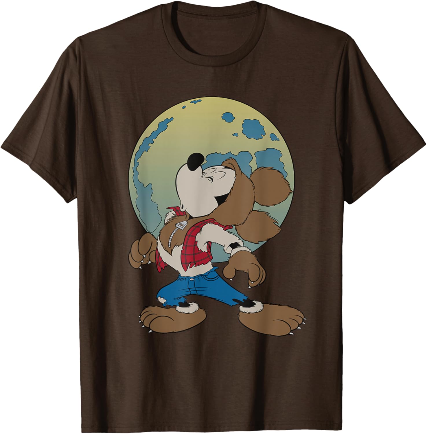 Mickey Mouse Werewolf Halloween Costume T-Shirt for Fun Celebrations - 9