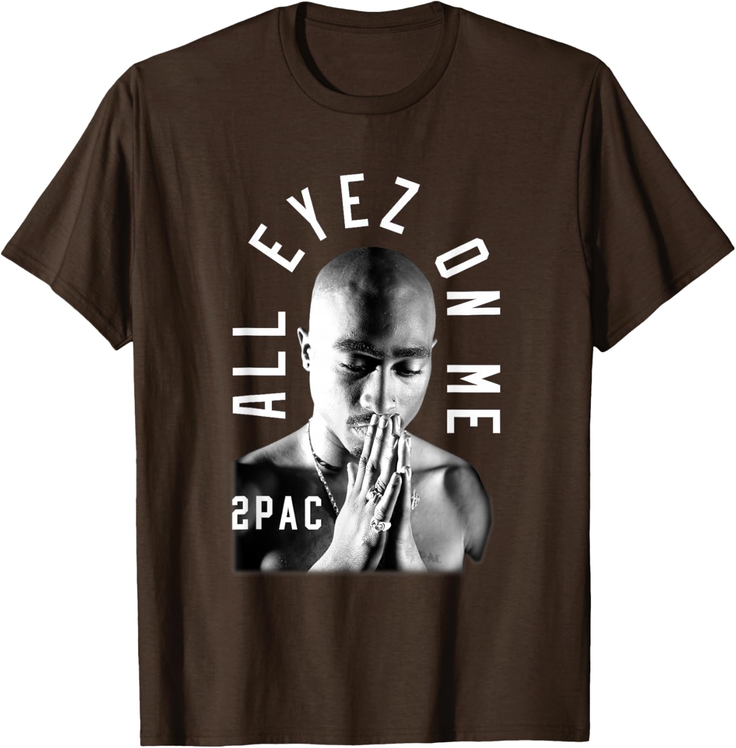 Tupac Shakur Classic Fit T-Shirt - Black Cotton Polyester Short Sleeve - 2