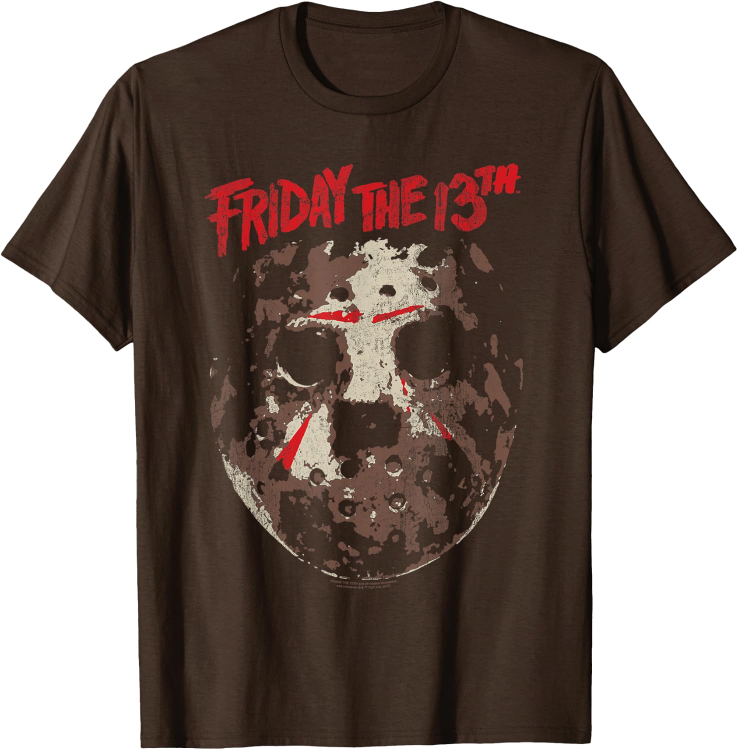 Friday the 13th Rough Mask T-Shirt for Fans of Horror and Style - 4