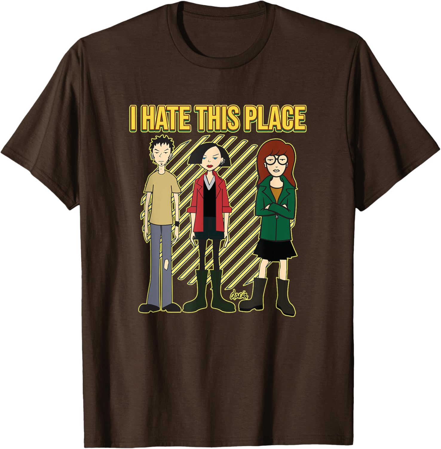 Mademark x Daria I Hate This Place T-Shirt for Stylish Comfort - 3