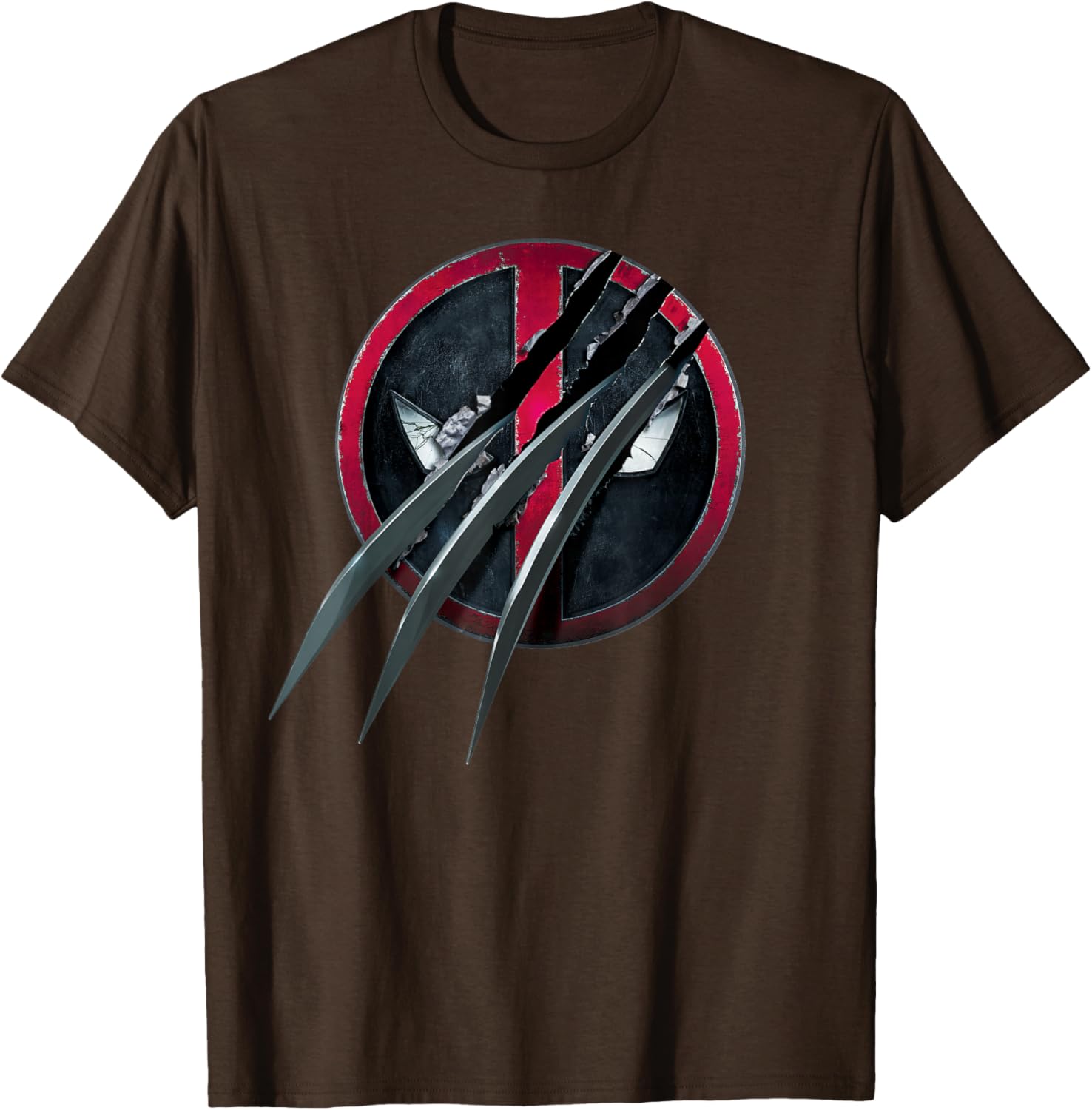 Deadpool and Wolverine Icon T-Shirt with Claws for Marvel Fans - 19
