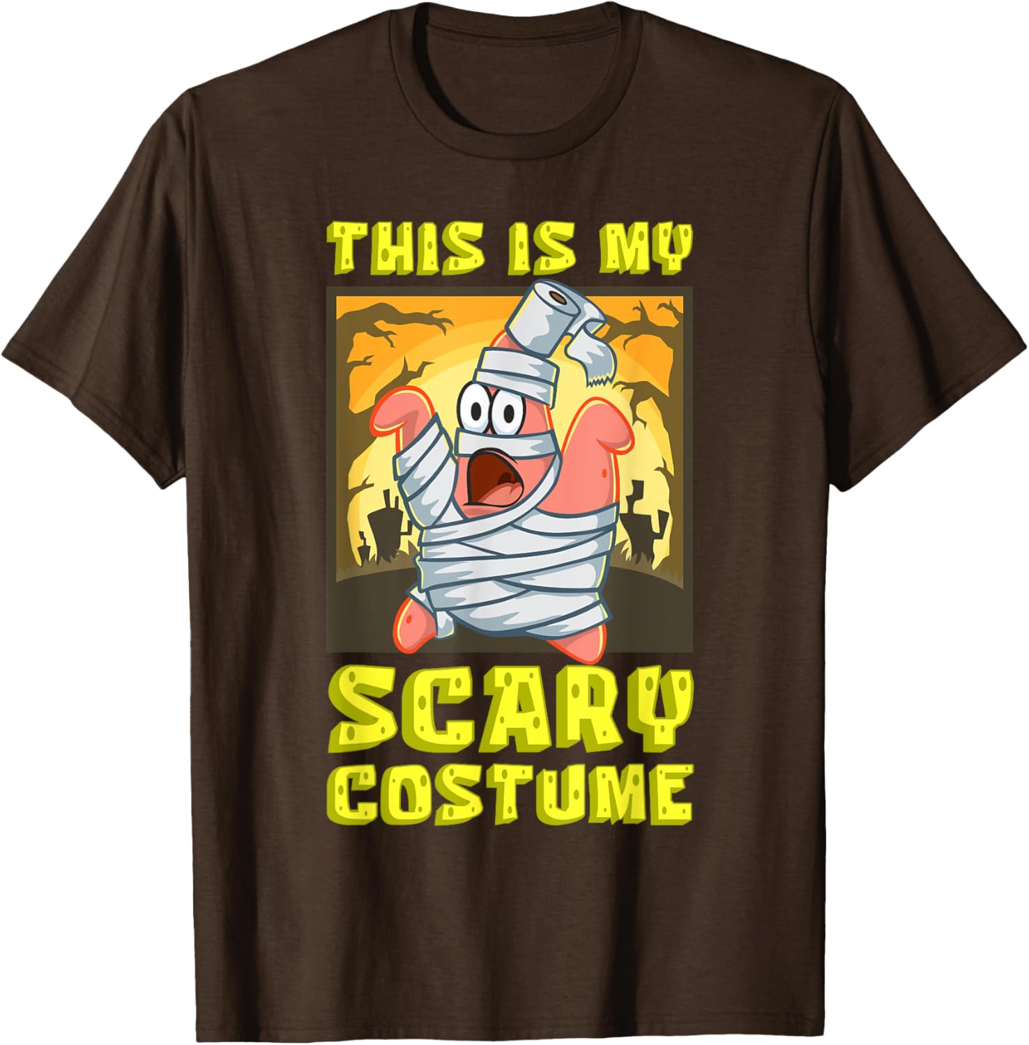 Mademark SpongeBob Halloween Patrick Mummy T-Shirt Fun Costume Apparel - 11