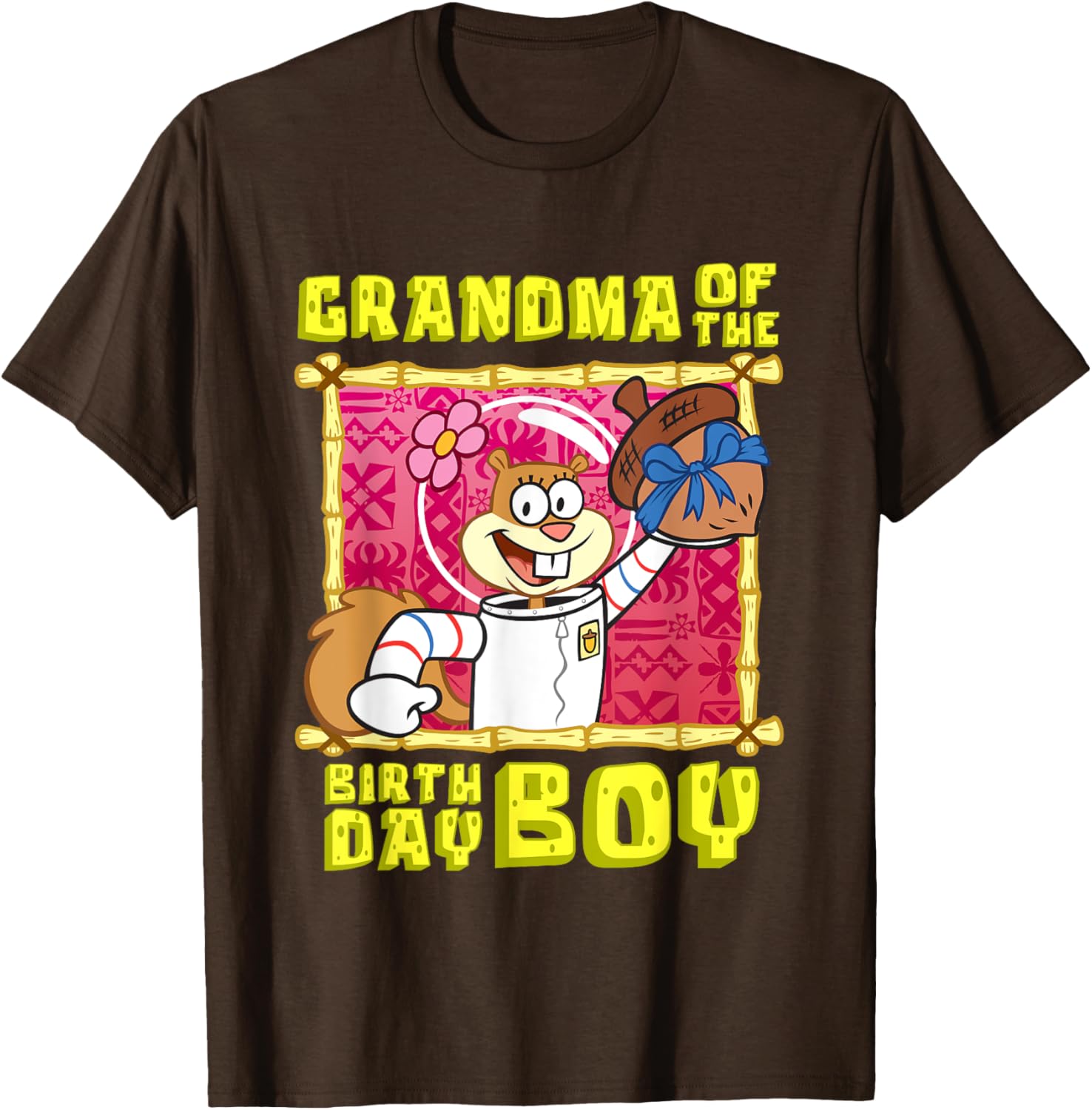 Mademark SpongeBob Sandy Grandma Birthday Boy T-Shirt Gift for Grandma - 11