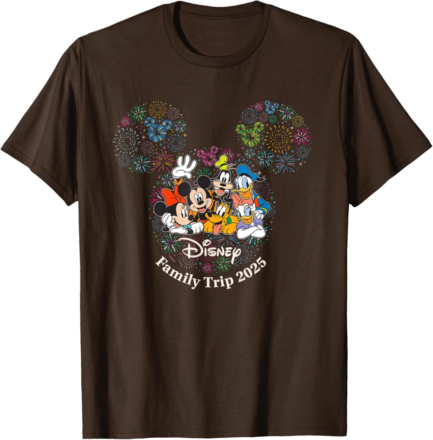 Disney Mickey & Friends Fireworks Vacation Family T-Shirt 2025 - 10