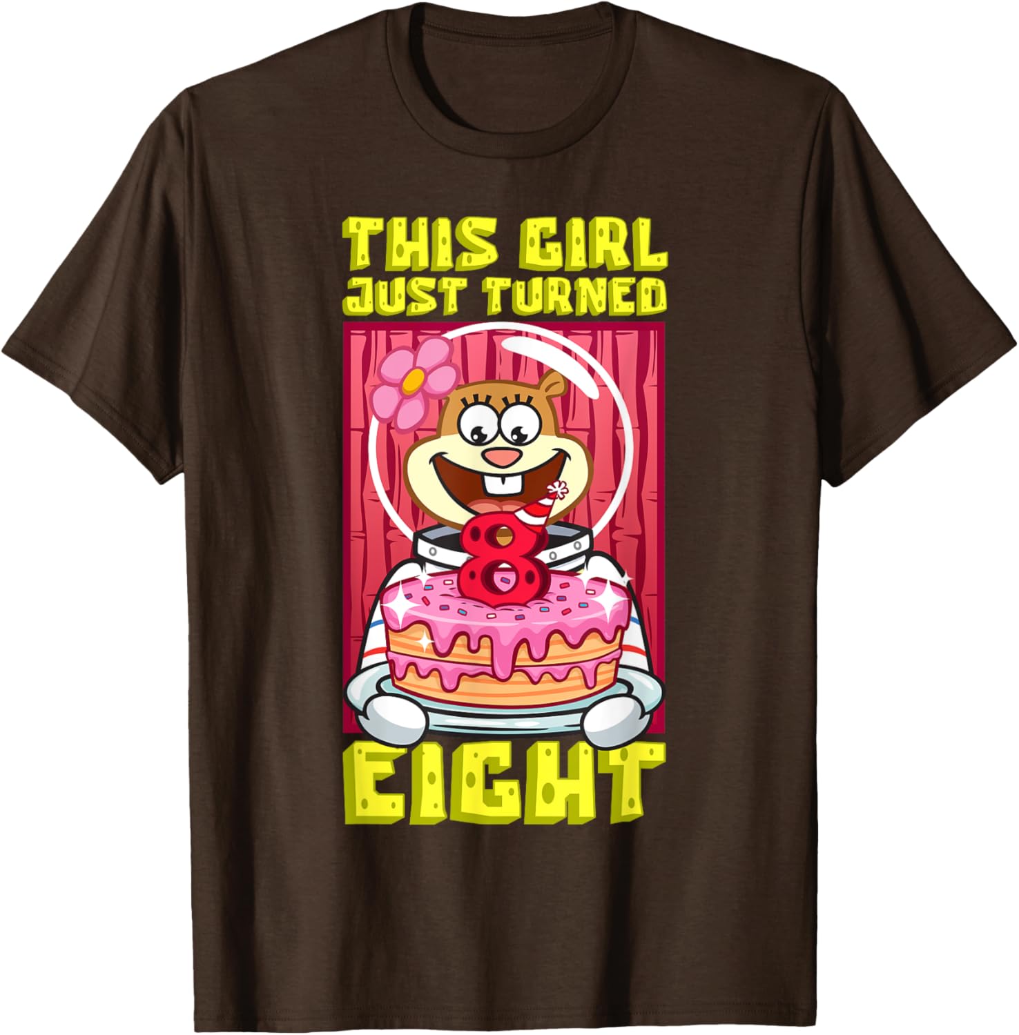 Mademark x SpongeBob SquarePants Sandy 8th Birthday Fun T-Shirt - 3