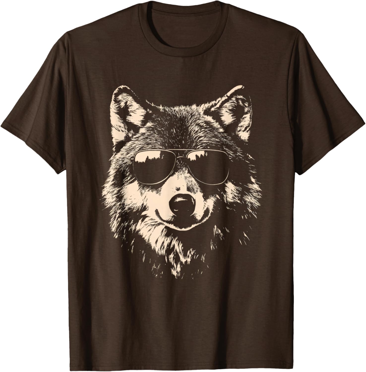 Funny Wolf Rock and Roll T-Shirt for Music Lovers and Wolf Fans - 19