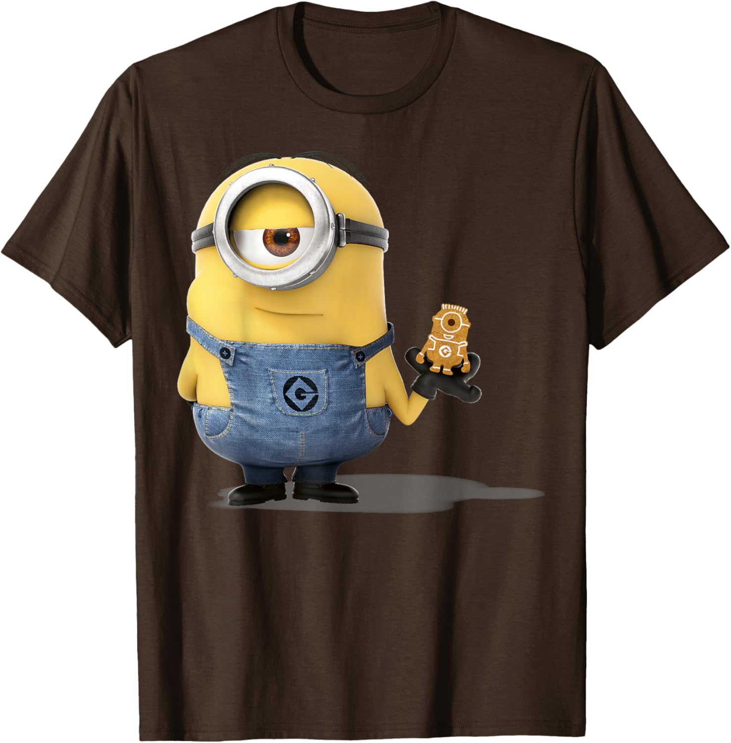 Despicable Me Minions Gingerbread Portrait T-Shirt Fun Holiday Gear - 4