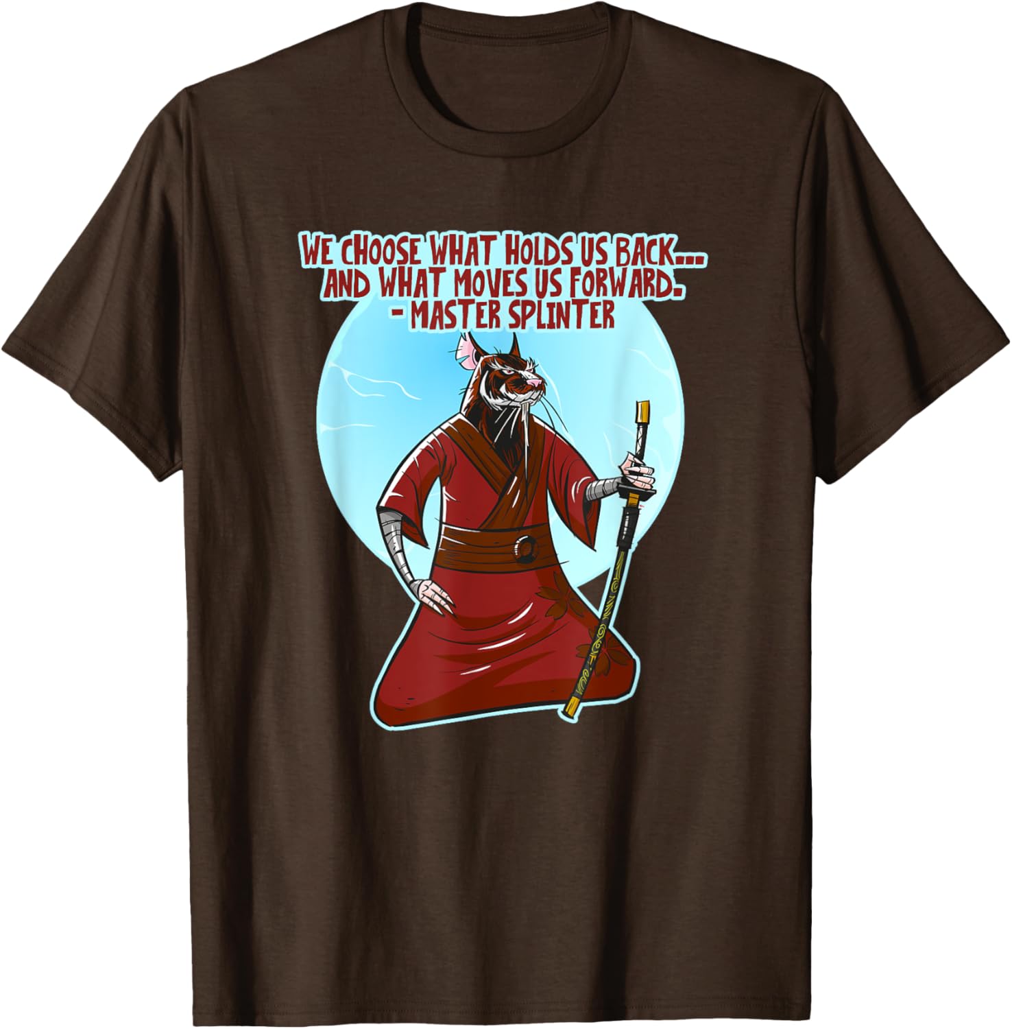 Mademark Teenage Mutant Ninja Turtles Master Splinter Wisdom T-Shirt - 5