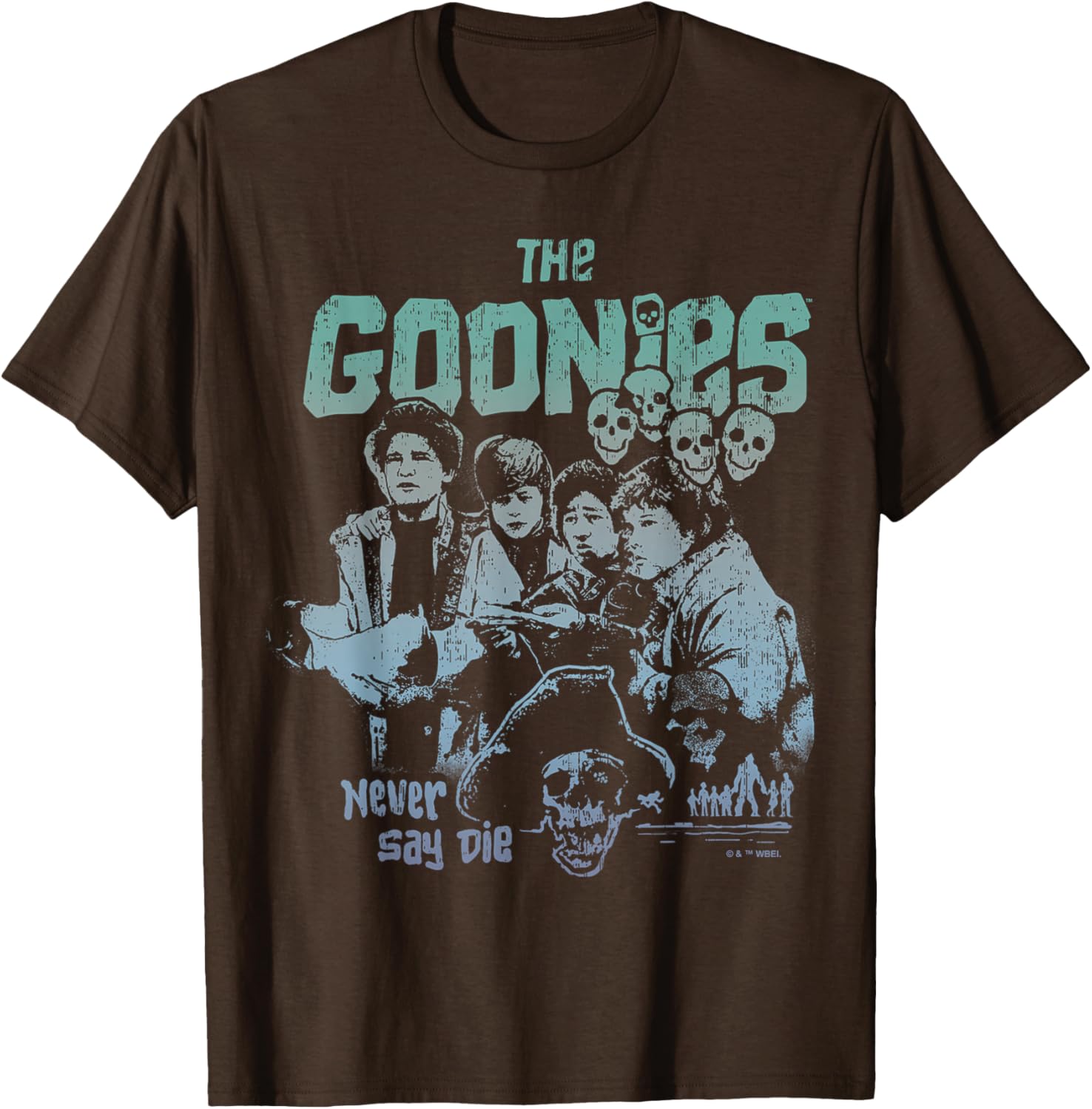 Goonies Never Say Die Group T-Shirt for Fans of Adventure and Nostalgia - 3