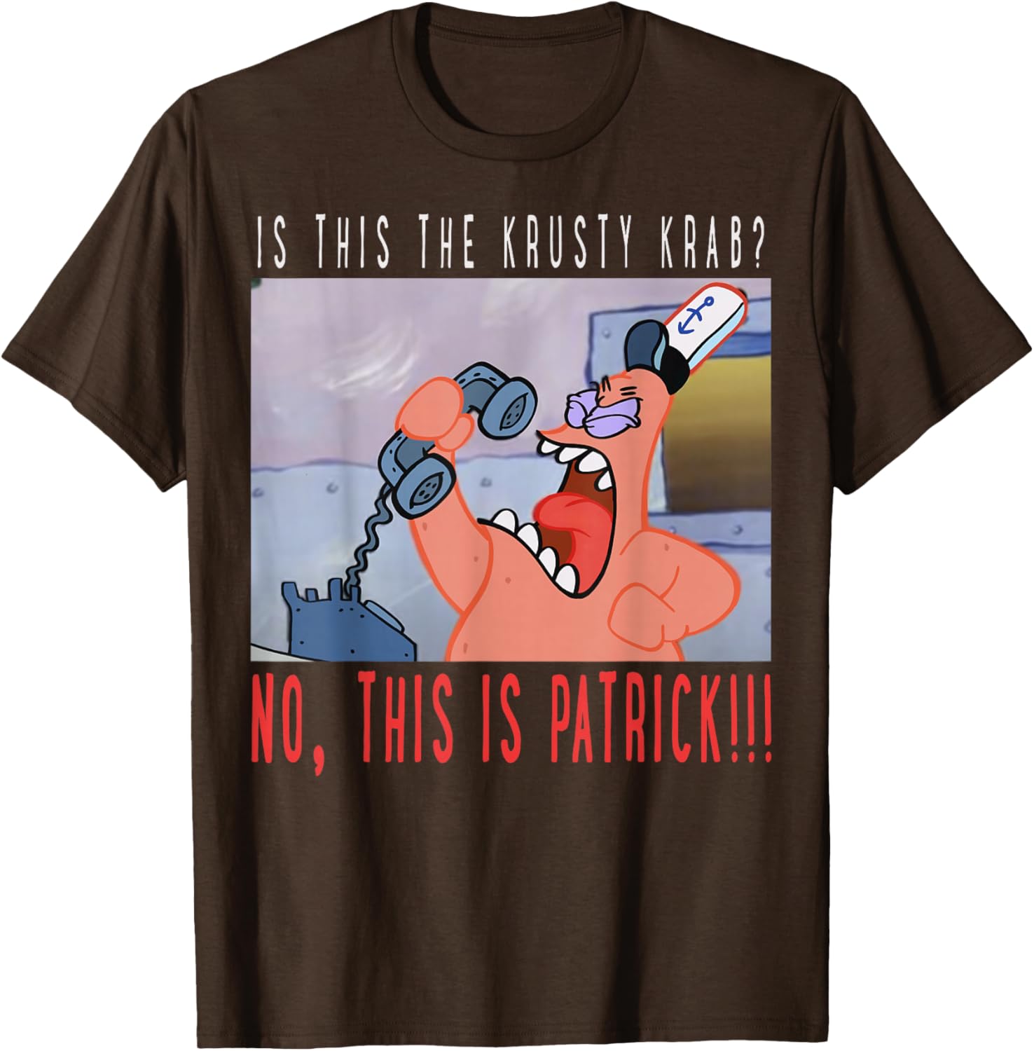 SpongeBob SquarePants No This Is Patrick T-Shirt for Fans and Collectors - 5