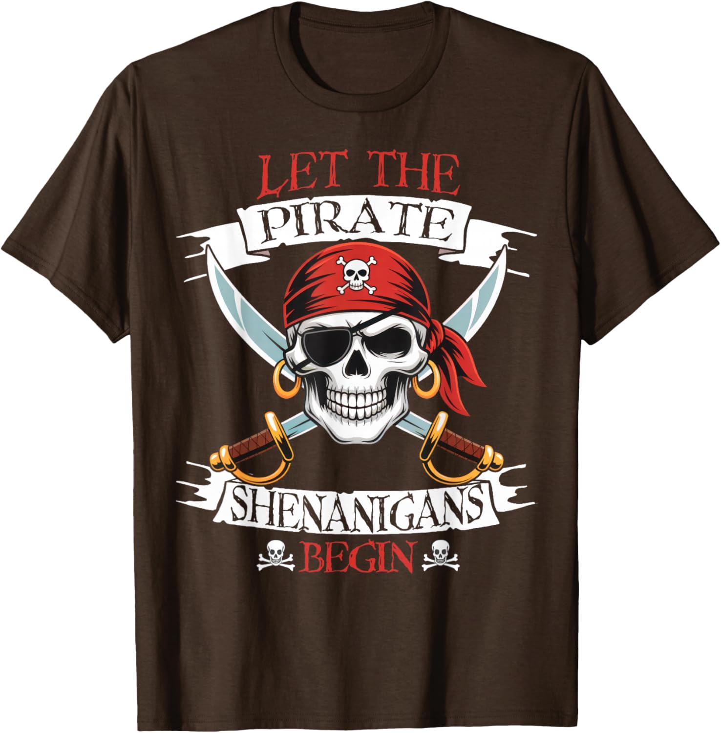 Pirate Shenanigans Skull T-Shirt for Boys - Perfect Halloween Costume! - 14