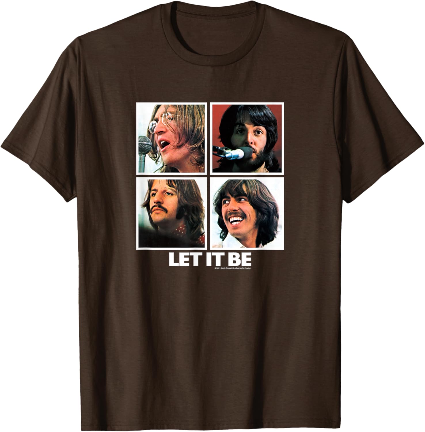 The Beatles Let it Be Square T-Shirt for Music Lovers and Fans - 6