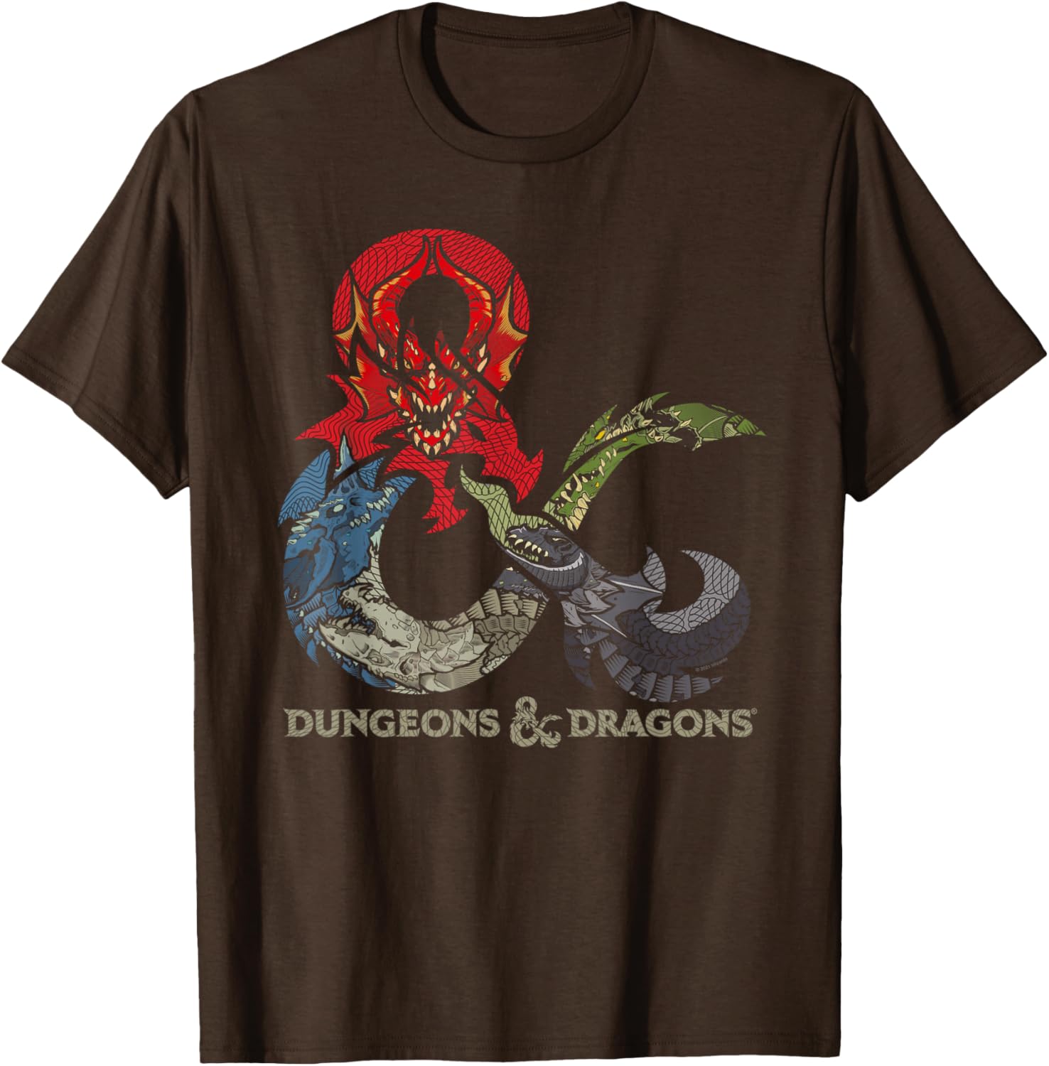 Dungeons and Dragons Dragon Ampersand Logo T-Shirt for Fans and Gamers - 2