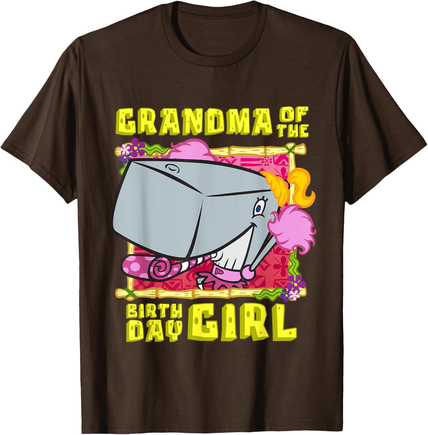 SpongeBob Pearl Grandma T-Shirt for Birthday Girls - Fun Grandmother Gift - 7