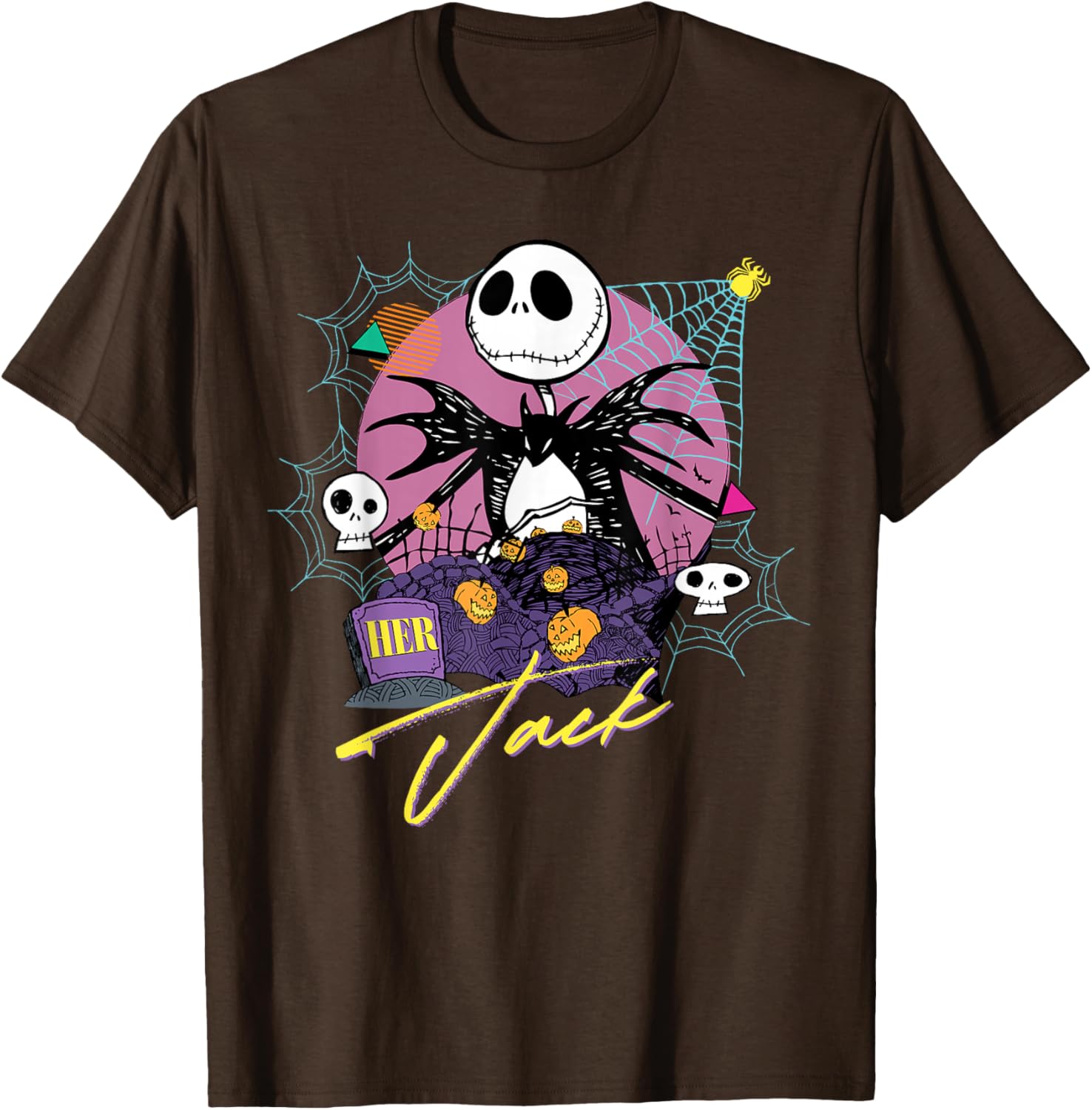 Disney The Nightmare Before Christmas Matching Her Jack T-Shirt for Fans - 7