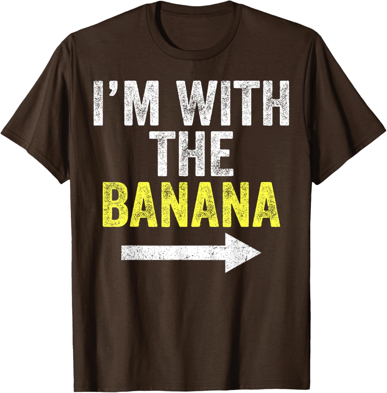Adorable I'm With The Banana Costume Matching Couple T-Shirt - 10
