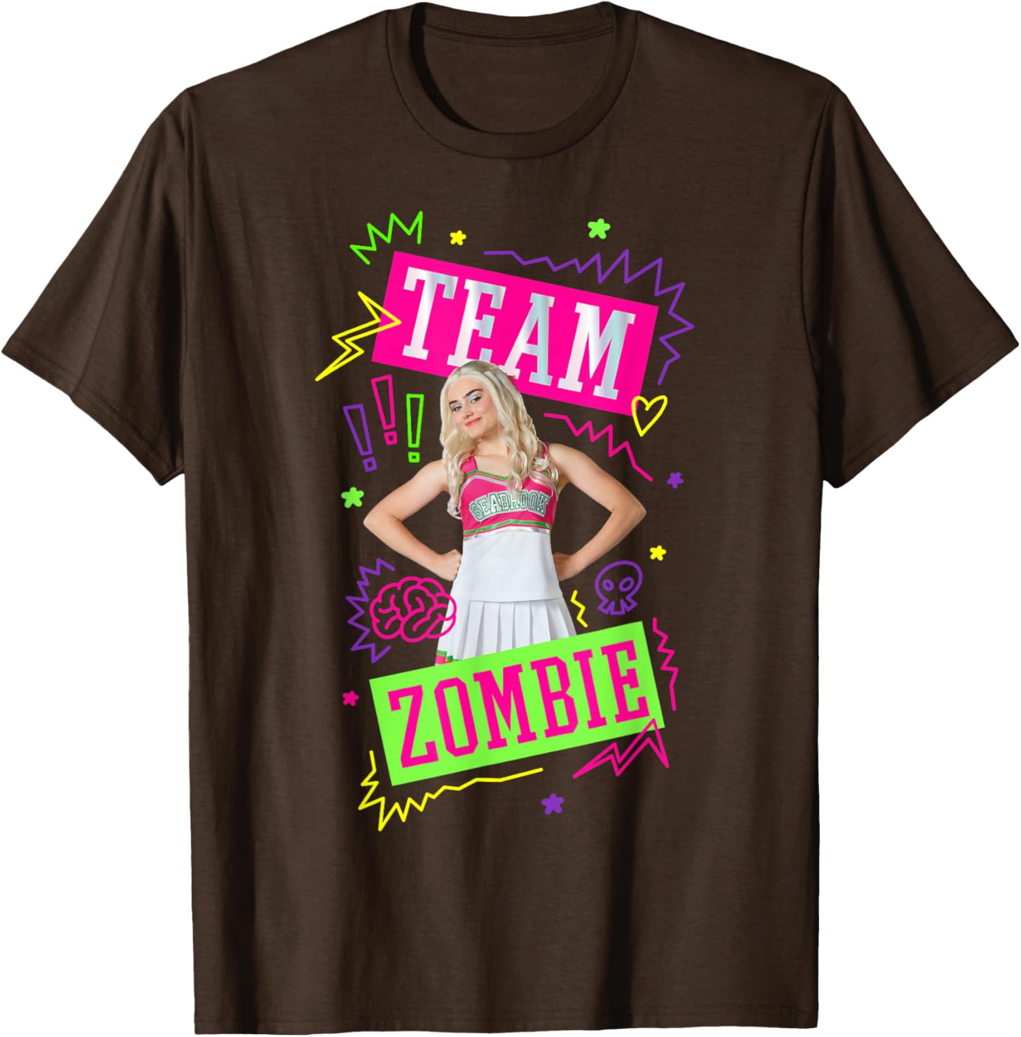Disney Zombies Addison Team Poster T-Shirt for Fans of Fun Style - 7