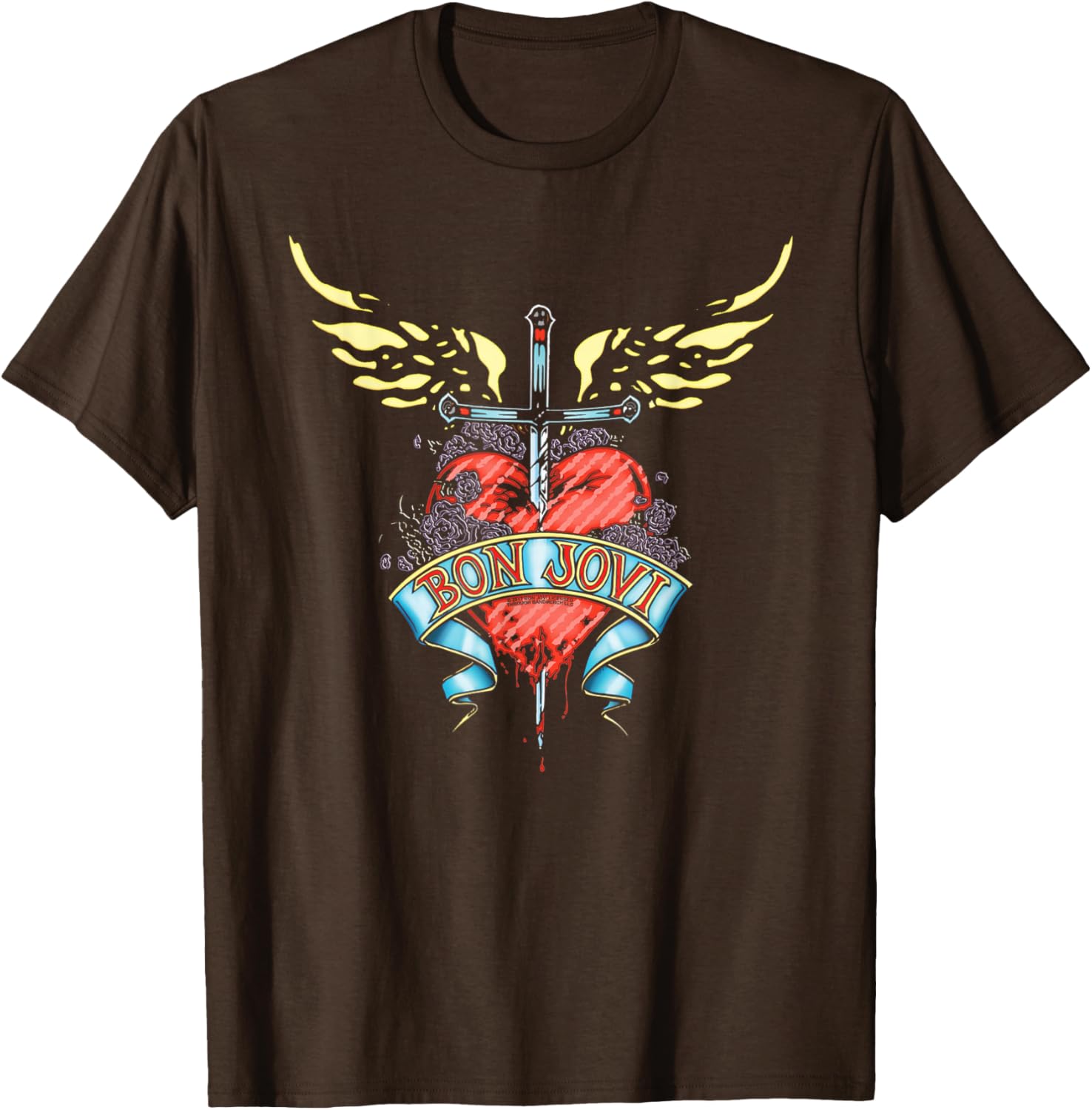 Bon Jovi Daggered Graphic T-Shirt for Music Fans and Rock Lovers - 2