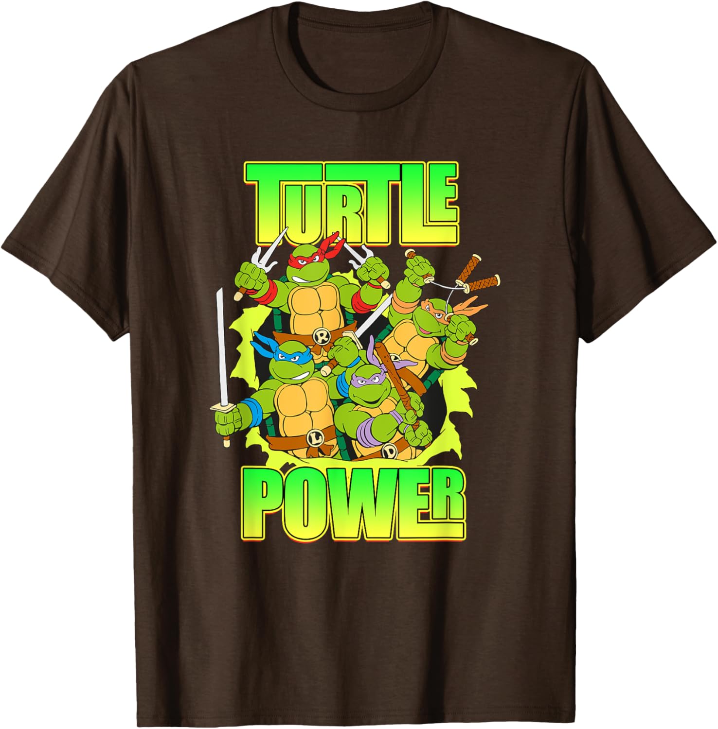 Mademark Teenage Mutant Ninja Turtles Retro Turtle Power T-Shirt - 14