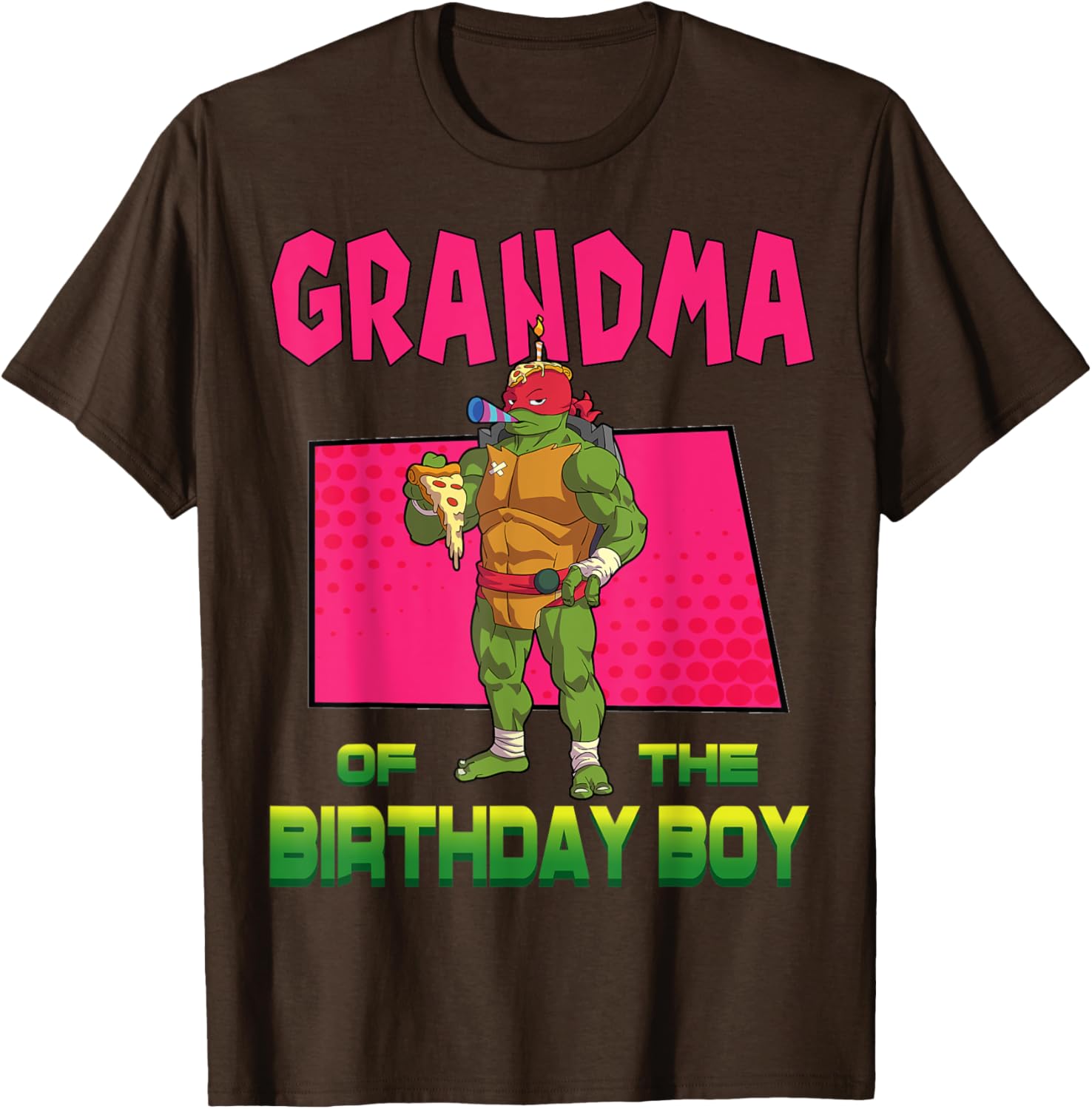 Mademark Raphael Birthday Boy Pizza Party T-Shirt for Kids - 1