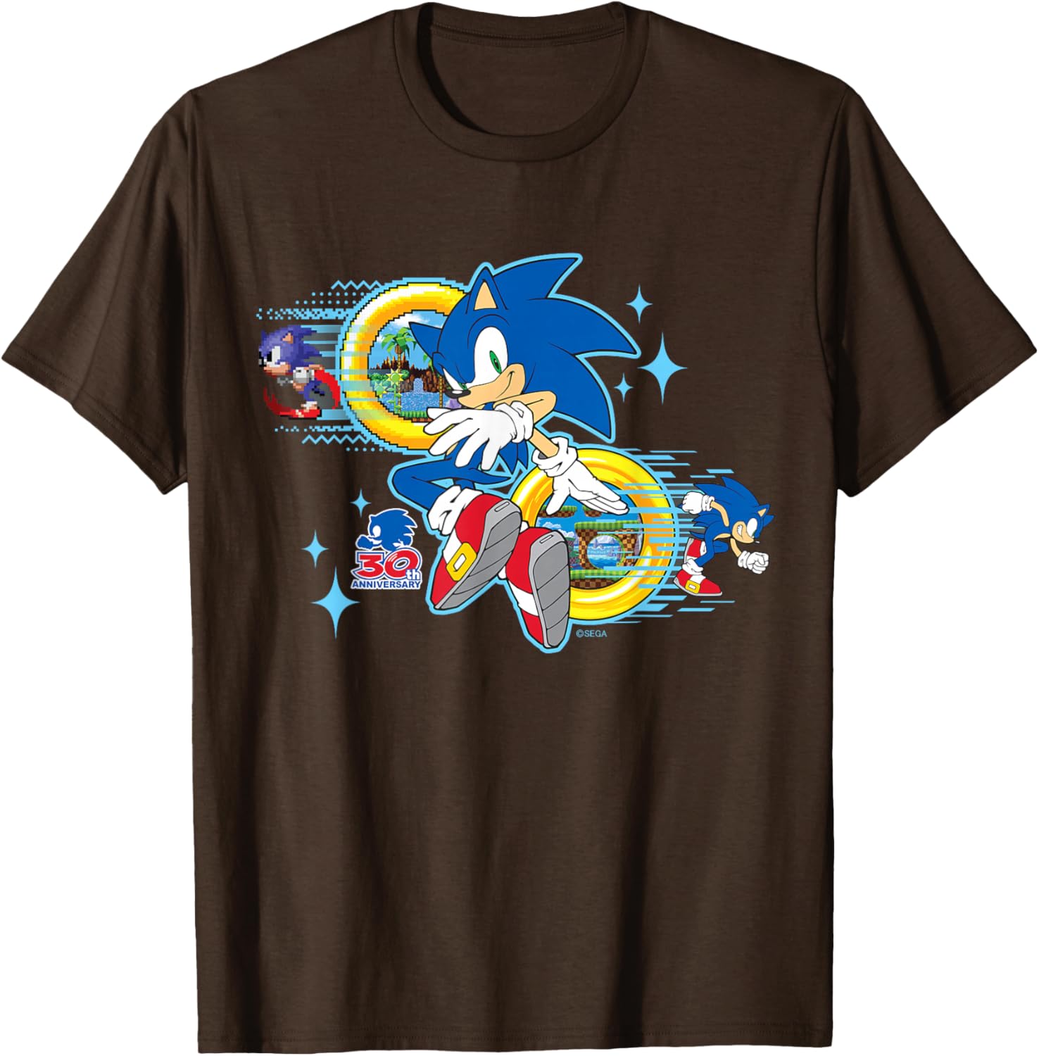 Sonic the Hedgehog 30th Anniversary Short Sleeve Tee for Fans - 6