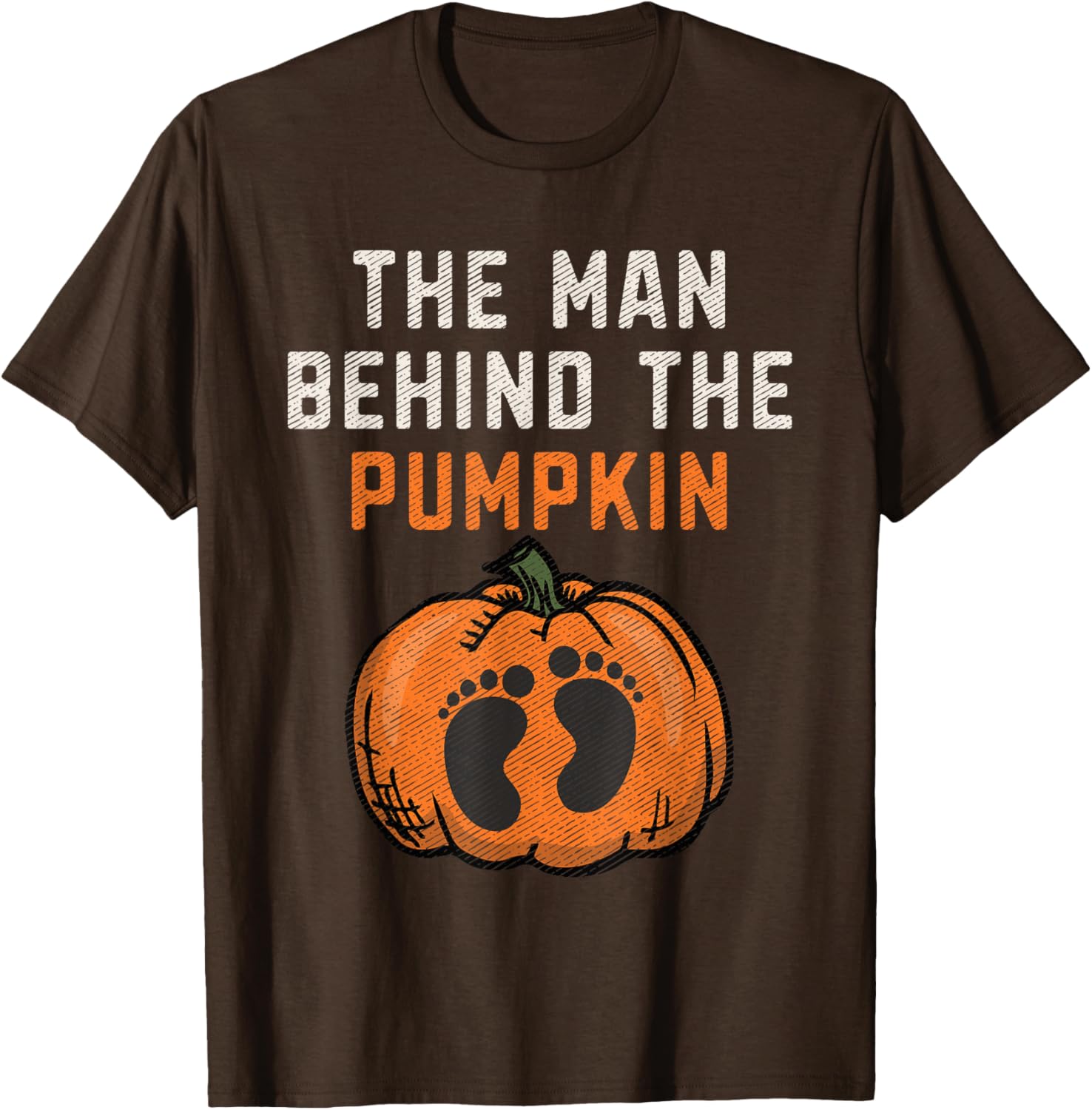 Funny Pumpkin Dad Halloween Pregnancy Reveal T-Shirt for Expecting Fathers - 13