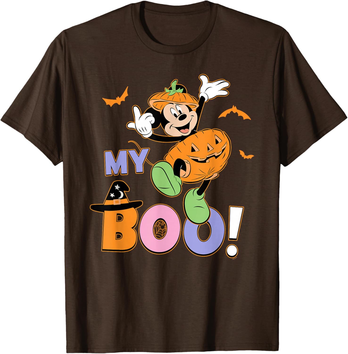 Disney Mickey Mouse My Boo Couples Halloween T-Shirt for Fun Halloween Style - 16
