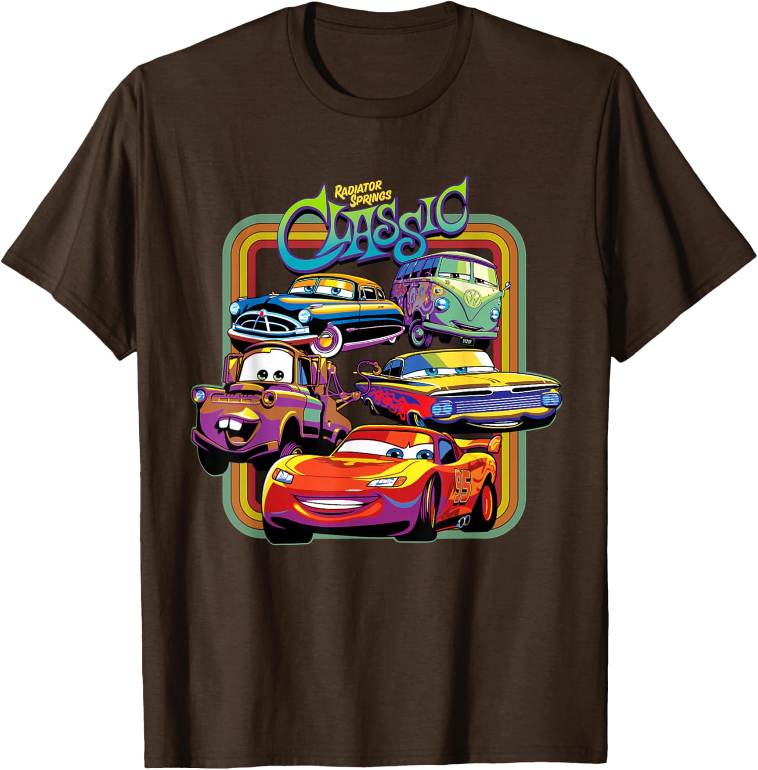 Disney PIXAR Cars Radiator Springs Classic T-Shirt for Kids and Adults - 7