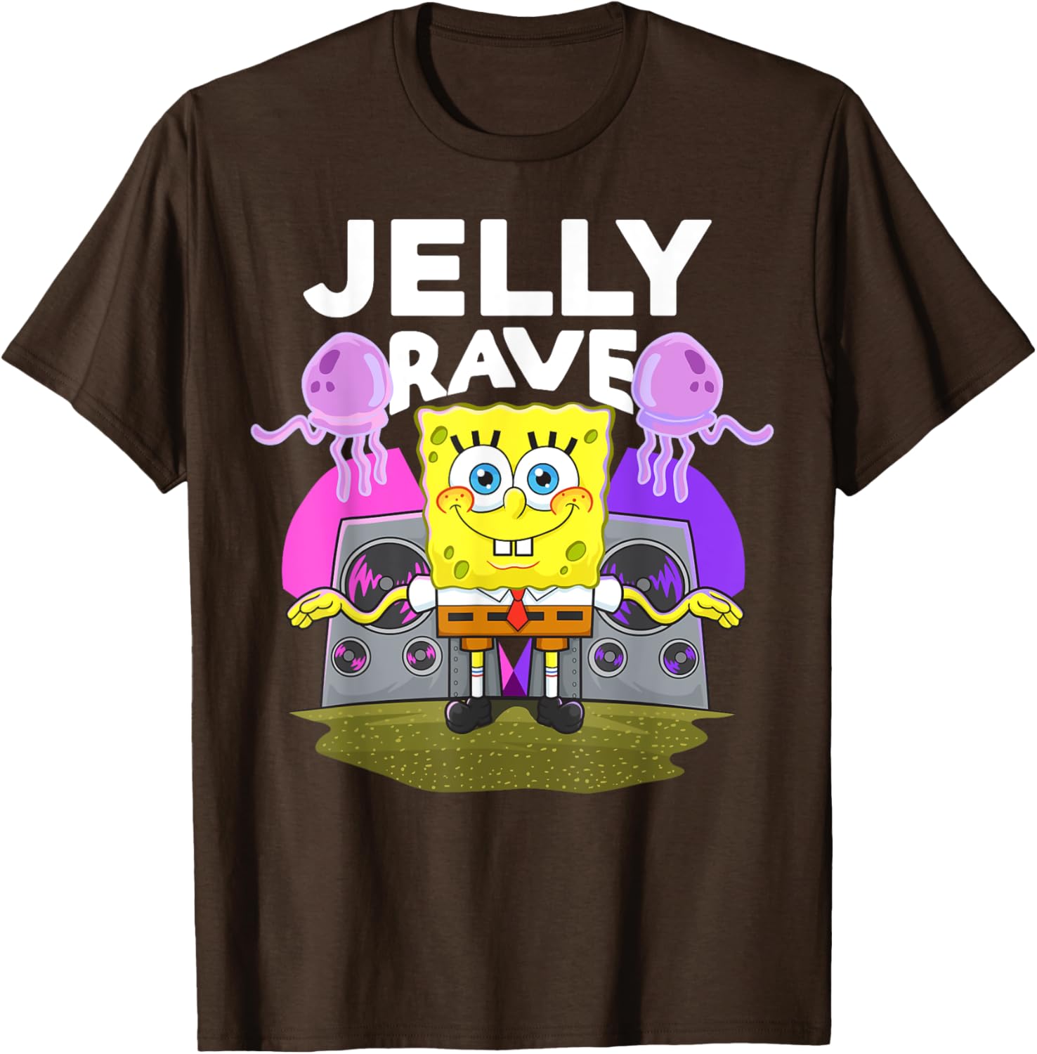 Mademark x SpongeBob SquarePants Jelly Jam Rave T-Shirt for Fun Lovers - 13