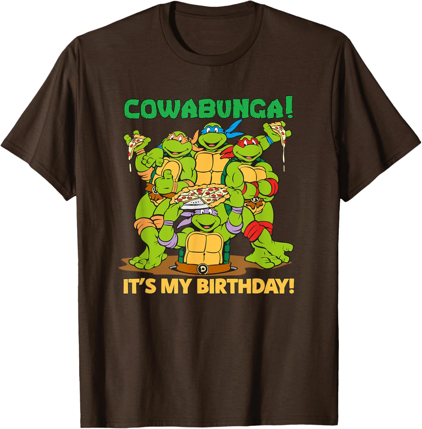 Mademark Teenage Mutant Ninja Turtles Birthday T-Shirt for Kids - 6