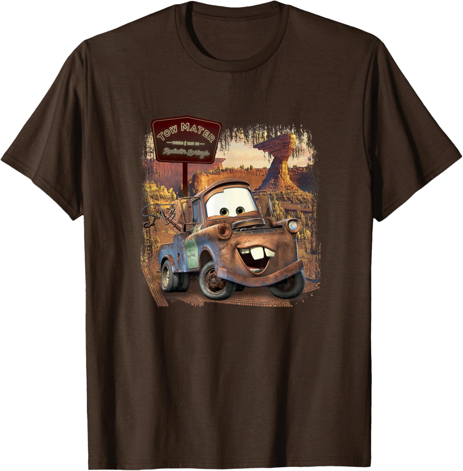 Disney Pixar Cars Tow Mater Radiator Springs T-Shirt for Kids and Adults - 3