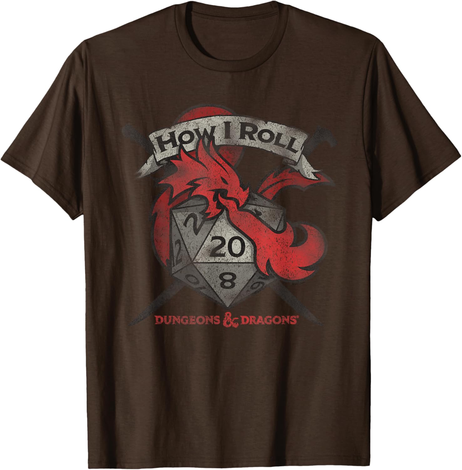Dungeons and Dragons How I Roll T-Shirt for Gamers and Adventurers - 5
