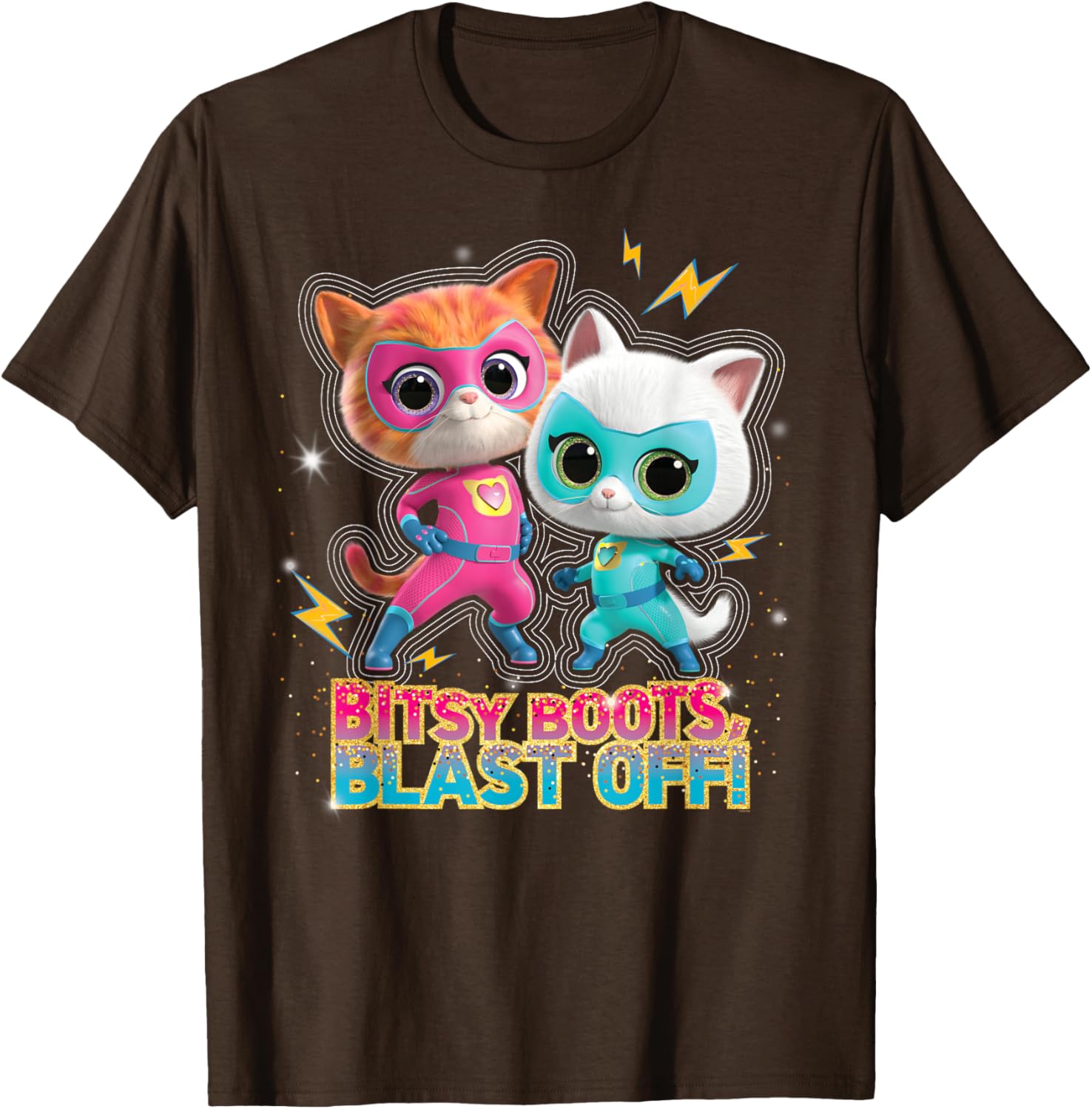 Disney Junior SuperKitties Ginny and Bitsy Blast Off T-Shirt for Kids - 19