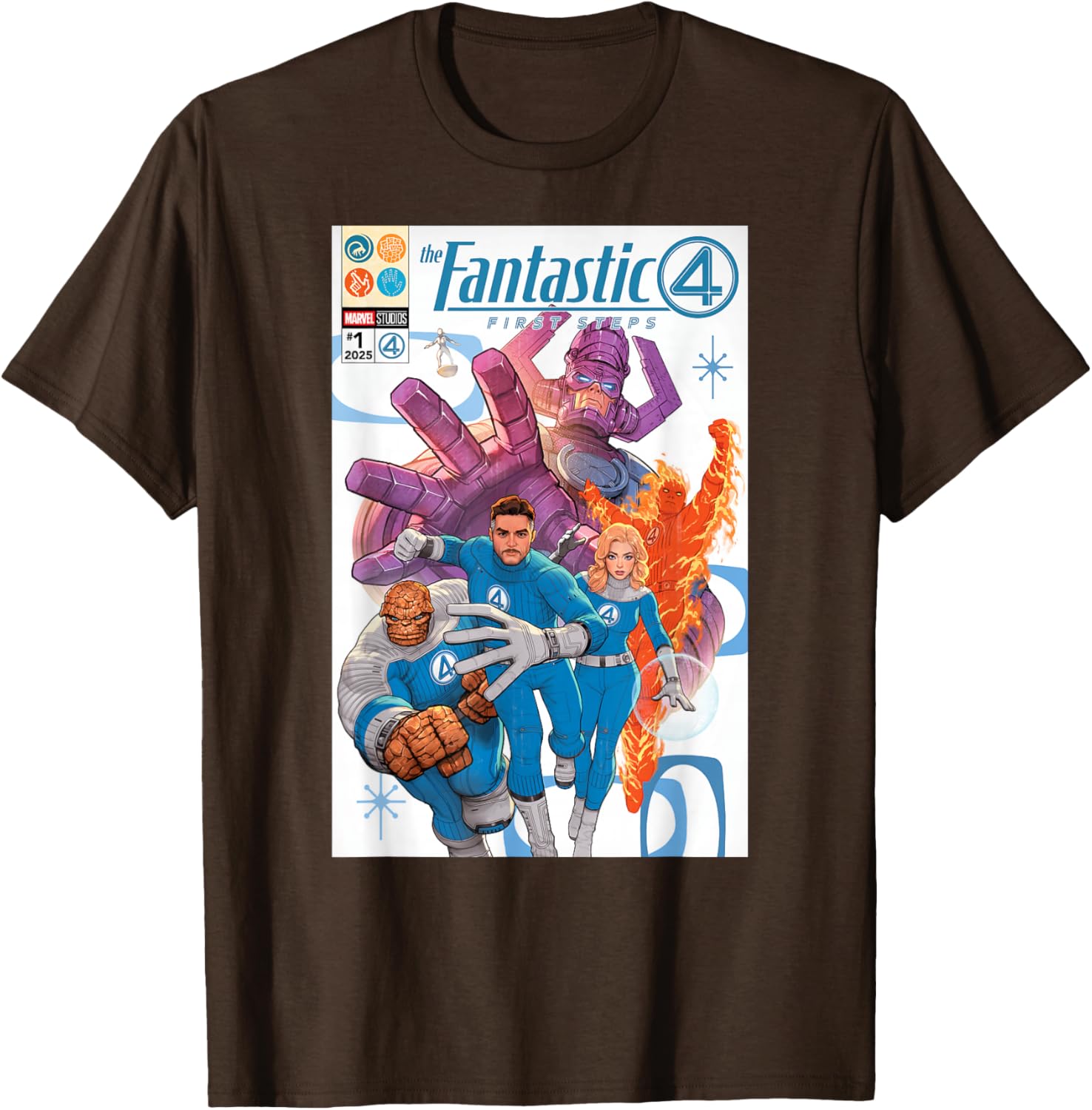 Marvel Fantastic Four Comic Book Cover Art T-Shirt for Fans and Collectors - 2