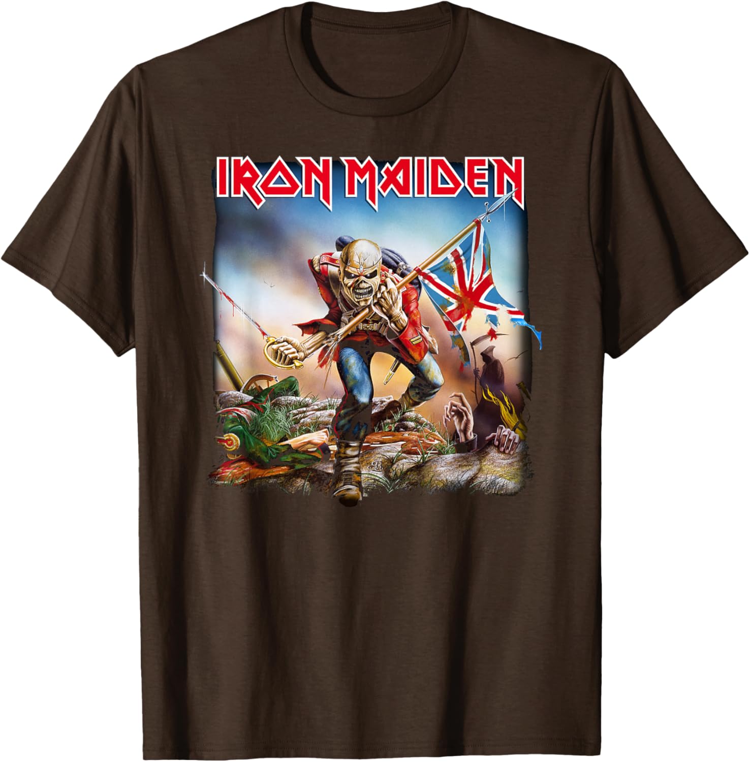 Iron Maiden The Trooper T-Shirt for Fans of Classic Rock Music - 1