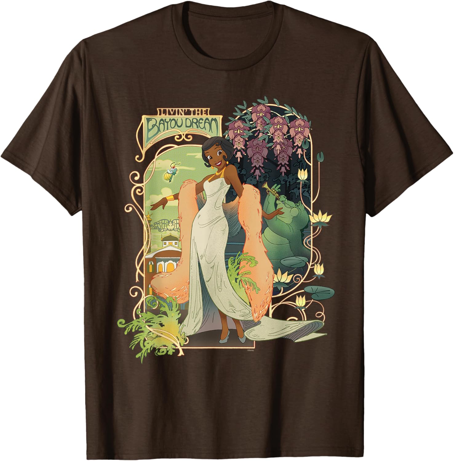 Disney Princess Tiana Livin' the Bayou Dream T-Shirt for Kids and Adults - 9