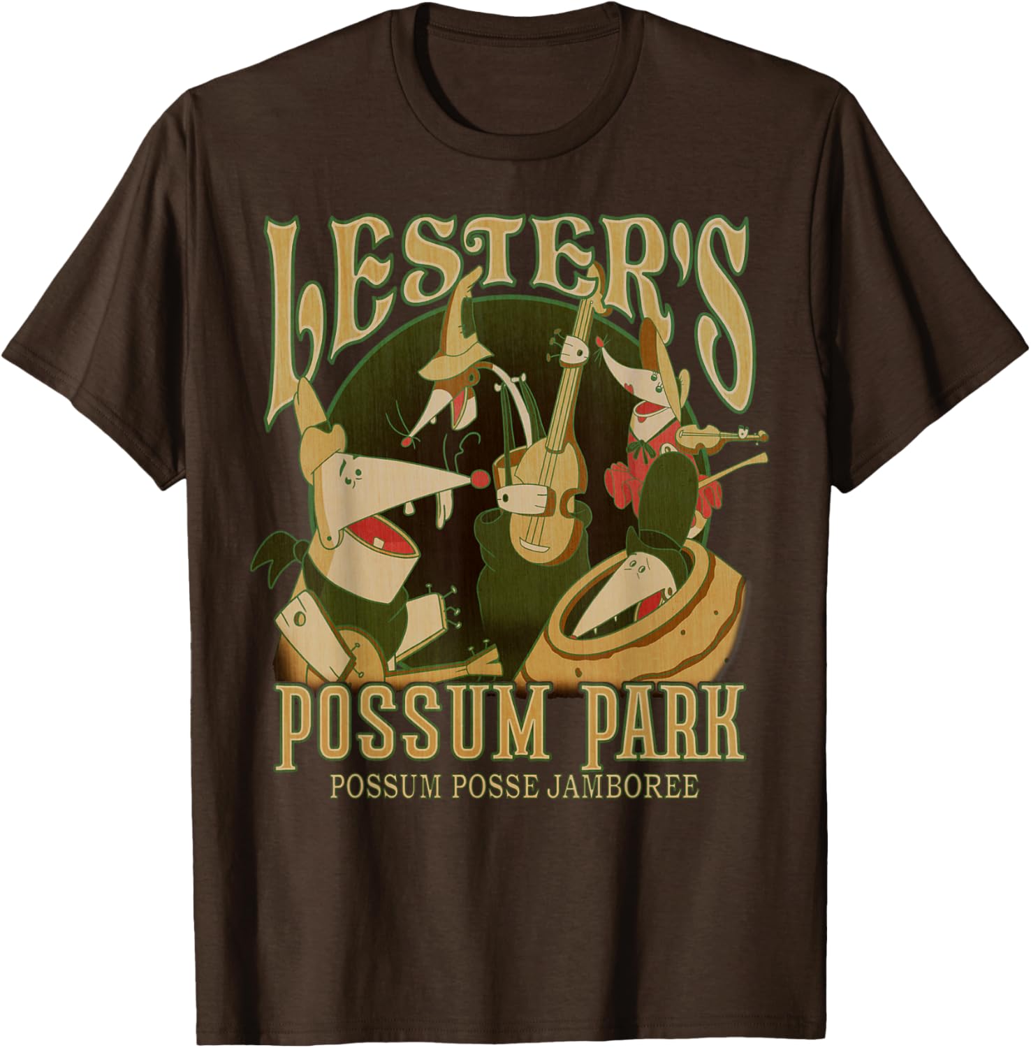 Disney A Goofy Movie Lester's Possum Park Vintage T-Shirt for Fans - 4