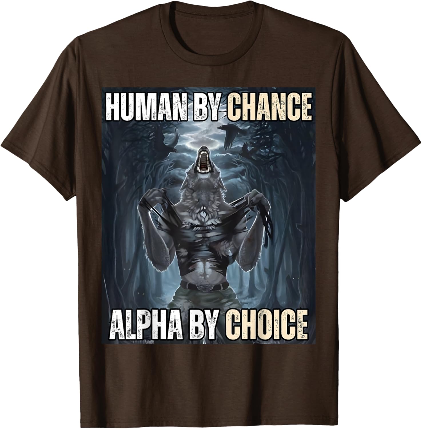 Funny Alpha Wolf Meme T-Shirt for Cool and Unique Style Fans - 17