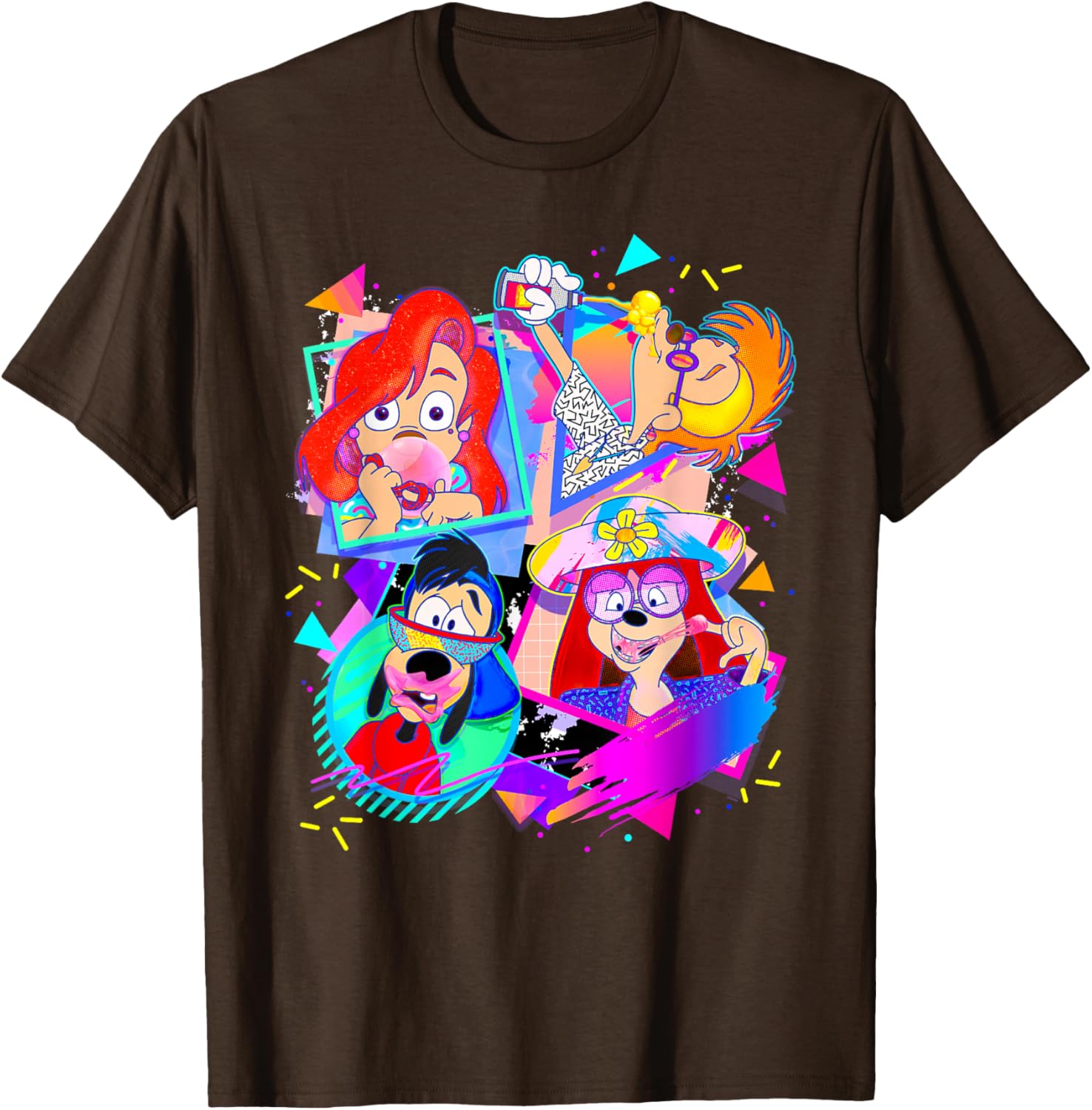 Disney A Goofy Movie Bubble Gum Retro T-Shirt for 90s Fans - 10