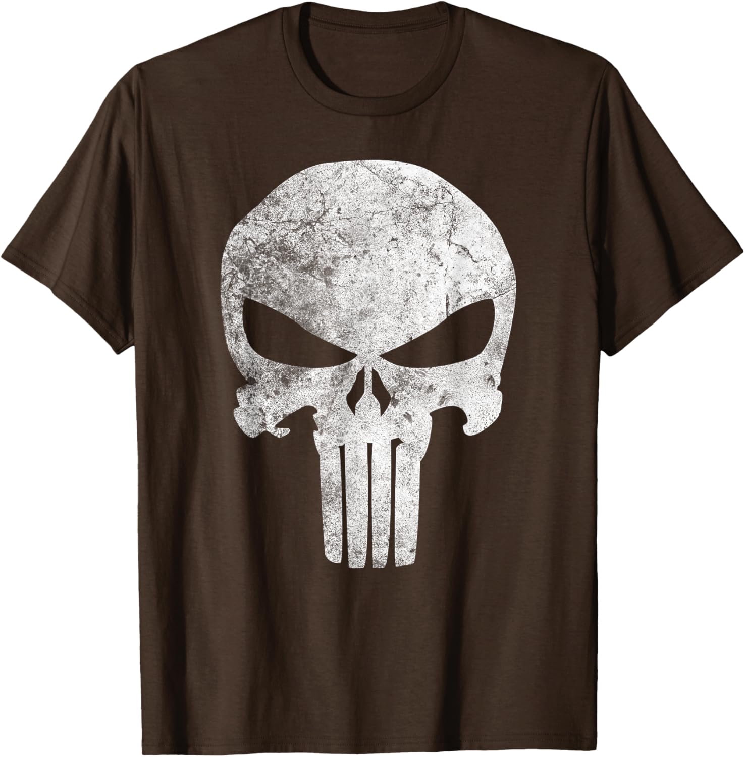 Marvel Punisher Skull Distressed T-Shirt for Fans of Comic Style - 12