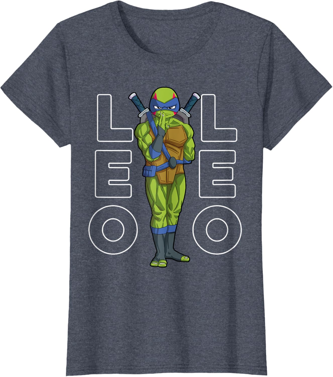Mademark Teenage Mutant Ninja Turtles Leonardo Ninjutsu Stance T-Shirt - 9