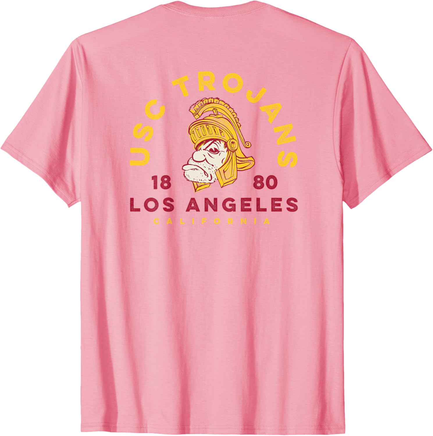 USC Trojans Tommy Sketch Gold Cardinal T-Shirt for Sports Fans - 3