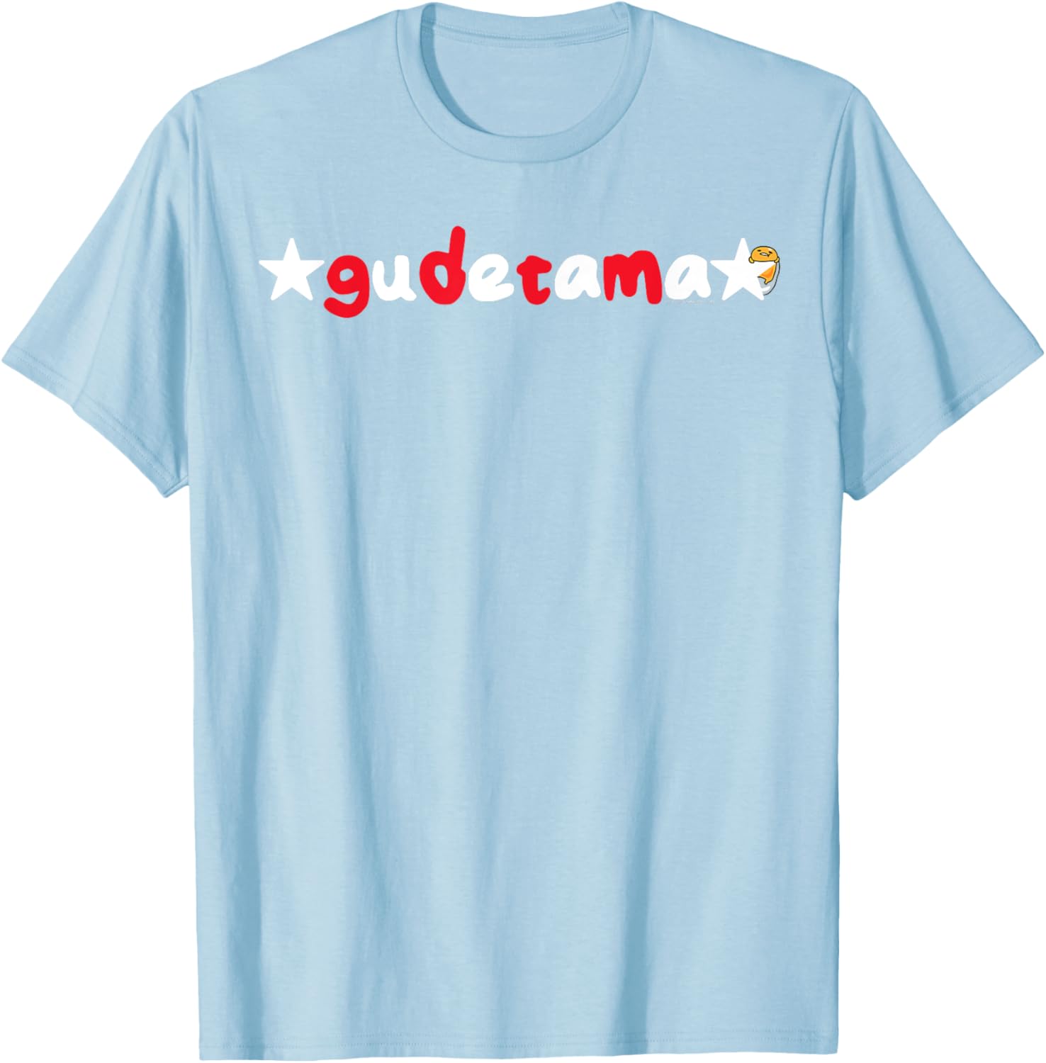 Gudetama Americana Stars T-Shirt for Fun US Style Fans and Comfort - 1
