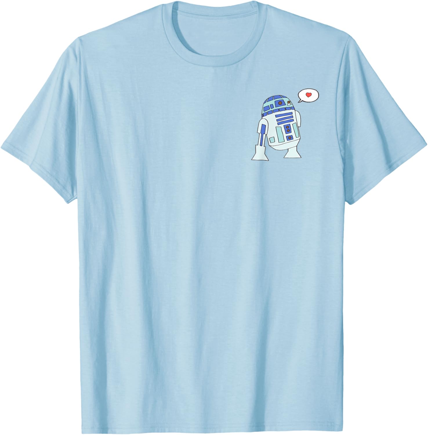 Fun R2-D2 Valentine's Day T-Shirt for Star Wars Fans - Amazon Essentials - 1