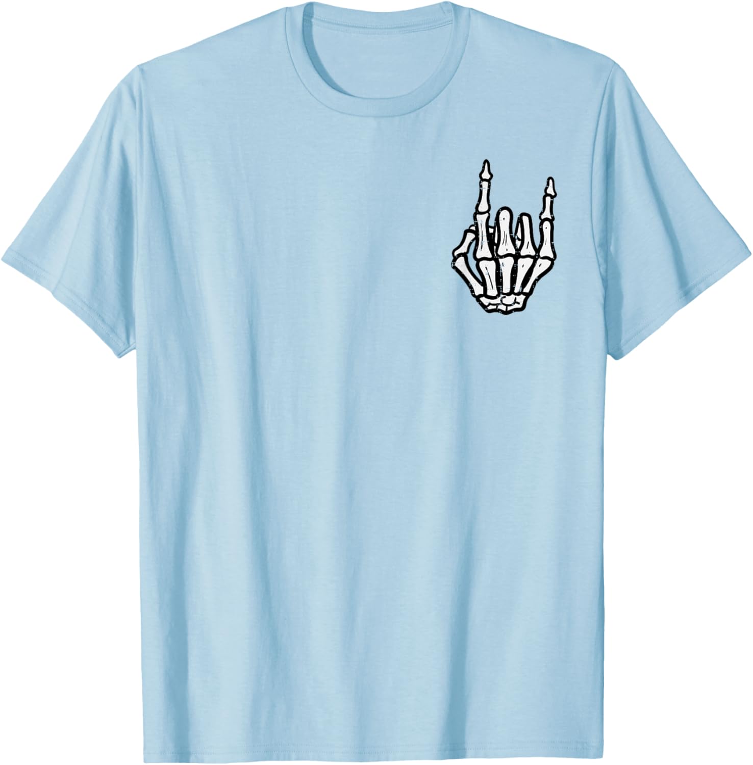 Punk Rock Skeleton T-Shirt for Cool Halloween Style for All Ages - 3