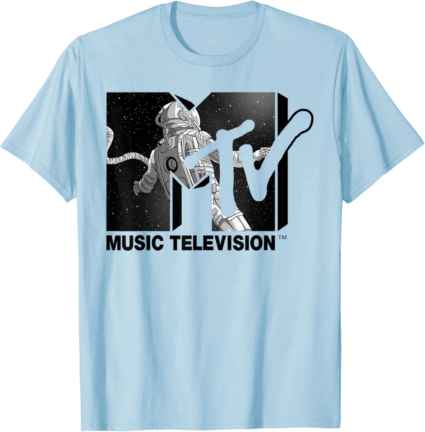 Mademark x MTV Astronaut Stratosphere Tee - Cool Graphic T-Shirt for Fans - 15