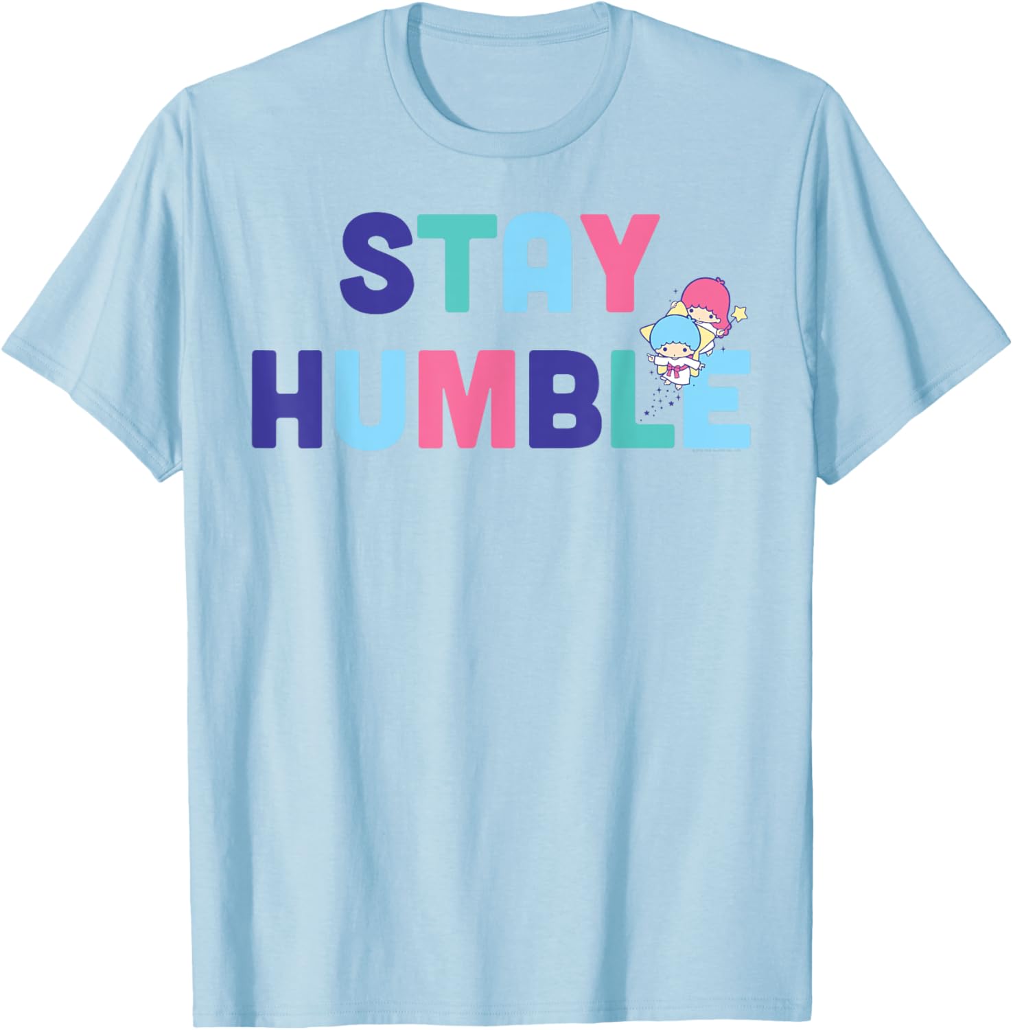 Little Twin Stars Stay Humble T-Shirt for Trendy Fashion Lovers - 11