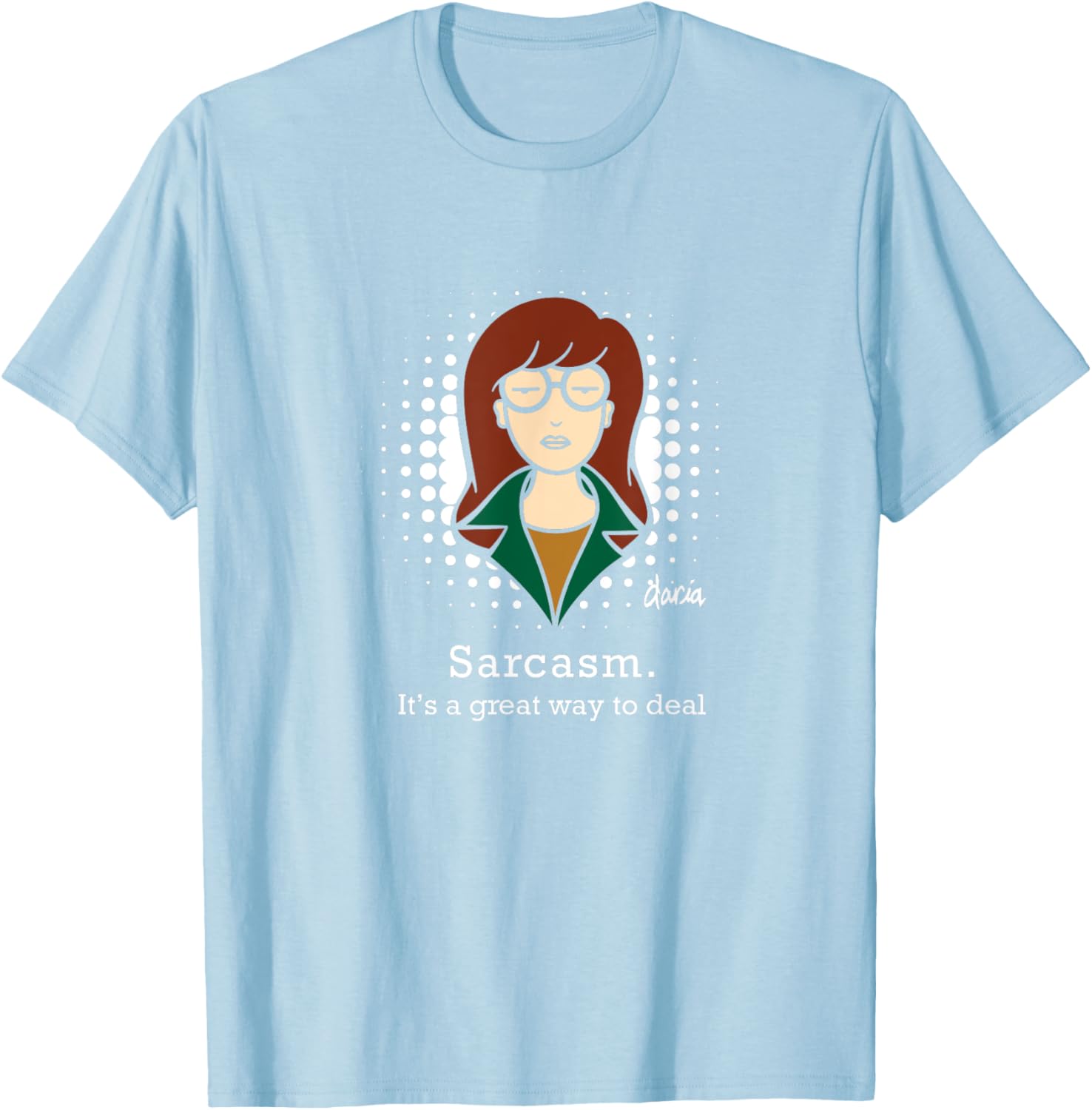 Mademark x Daria Sarcasm T-Shirt Perfect for Humor Lovers and Casual Wear - 8
